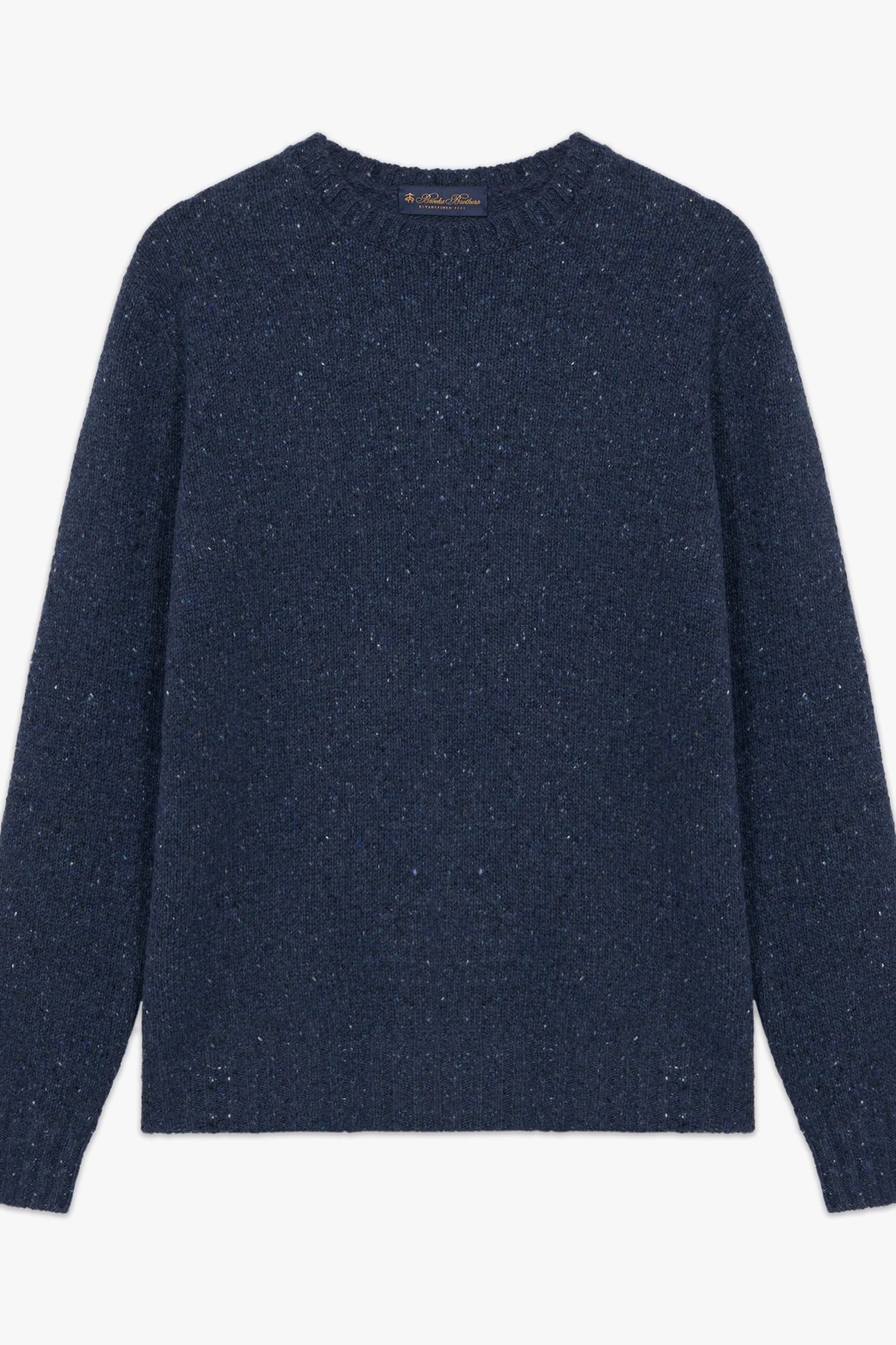 WOOL CREWNECK SWEATER NAVY 3