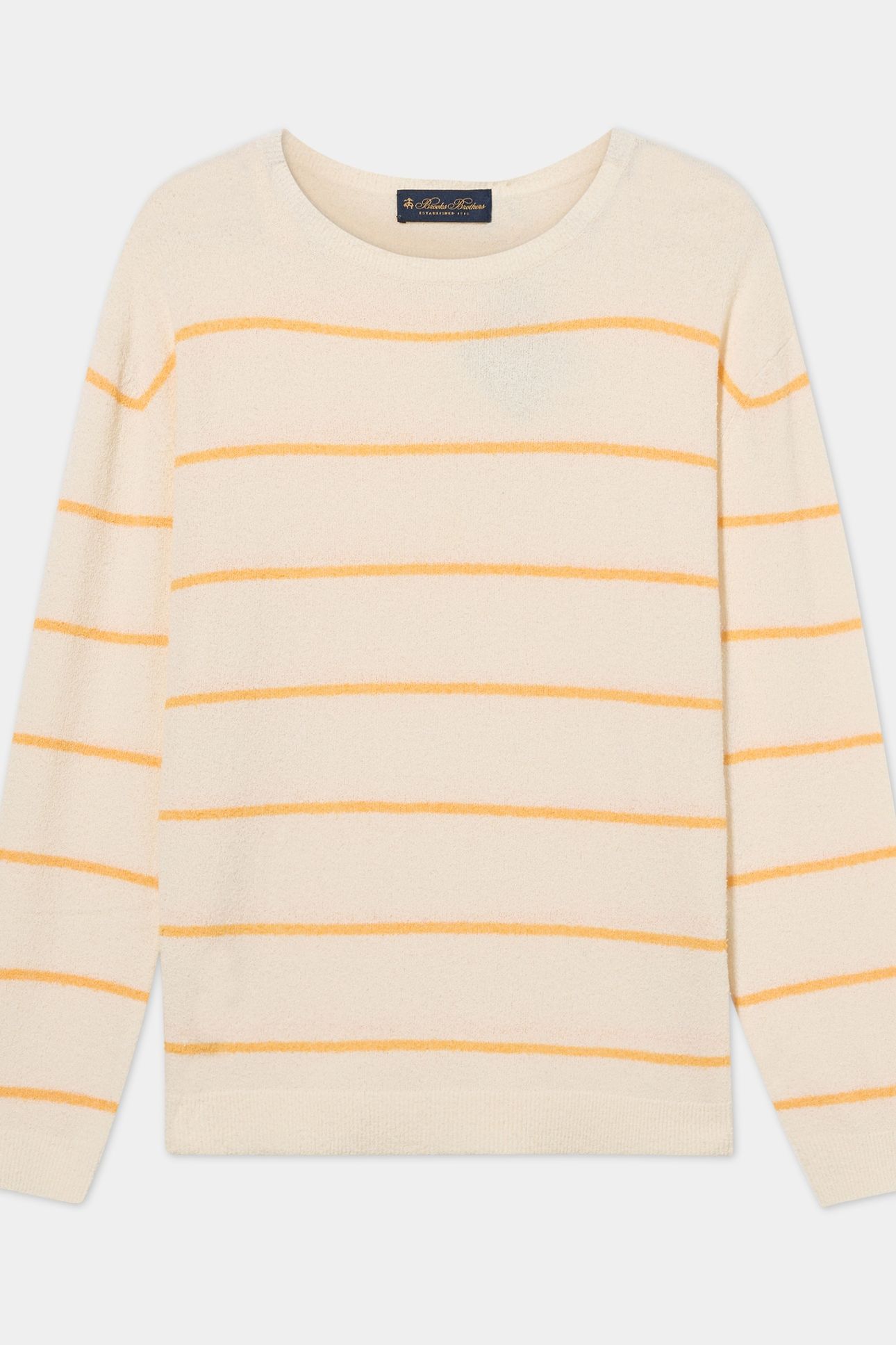 STRIPED COTTON CREWNECK YELLOW 3