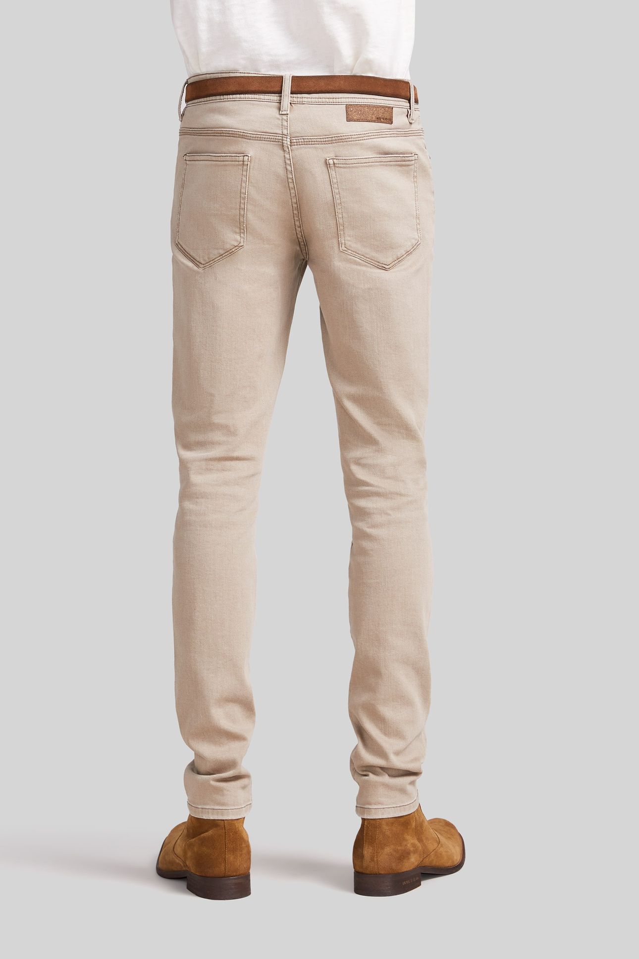 BEIGE WATERLESS DAMIAN SLIM JEANS 3