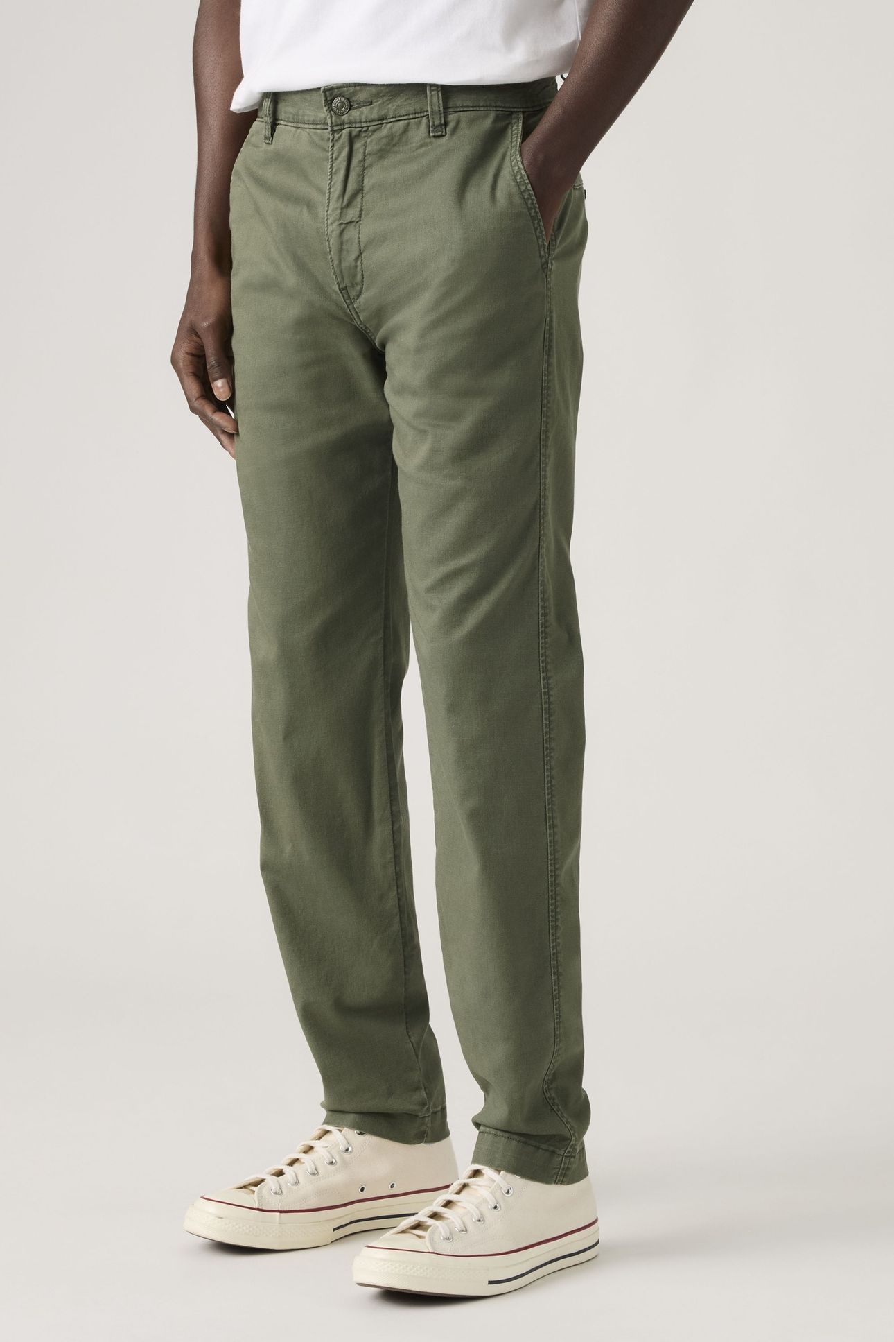 XX CHINO STANDARD TAPER LIGHTWEIGHT LINEN PANTS 4