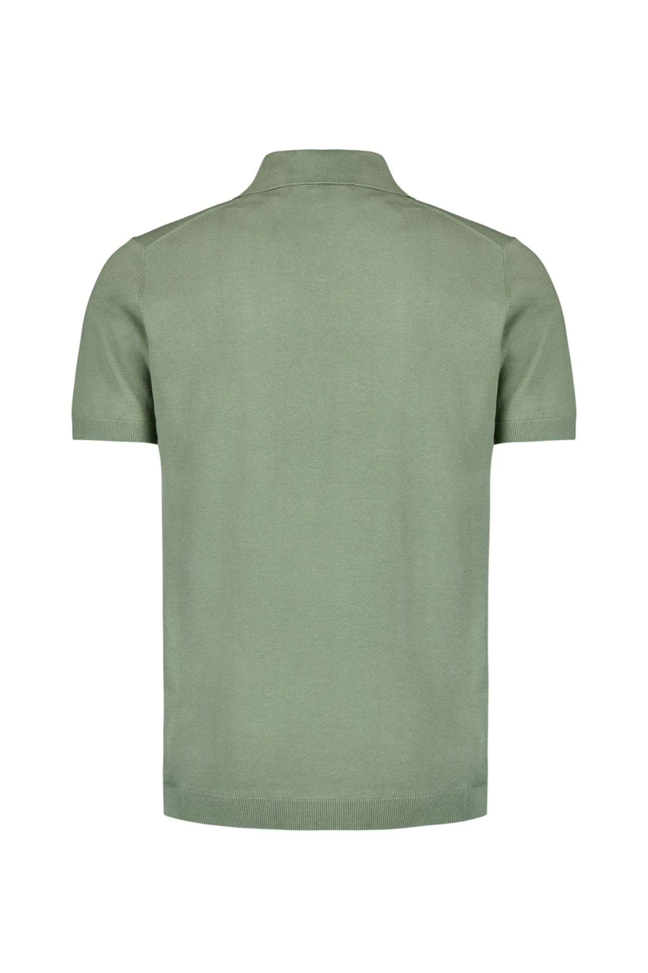 PULLOVER SHORT SLEEVE POLO V SOLID GREEN 6