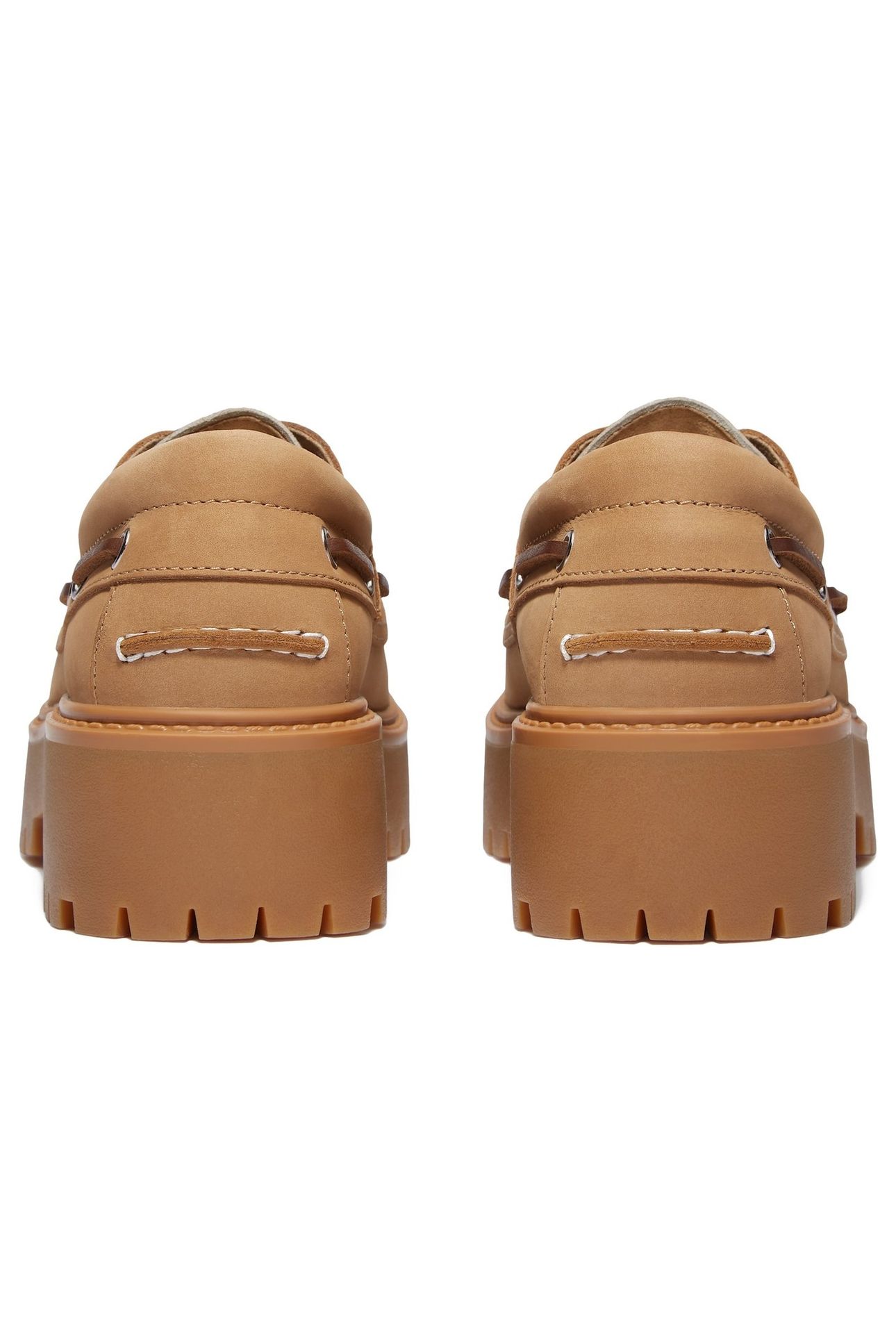 STONE STREET BOAT SHOE MEDIUM BEIGE NUBUCK 5