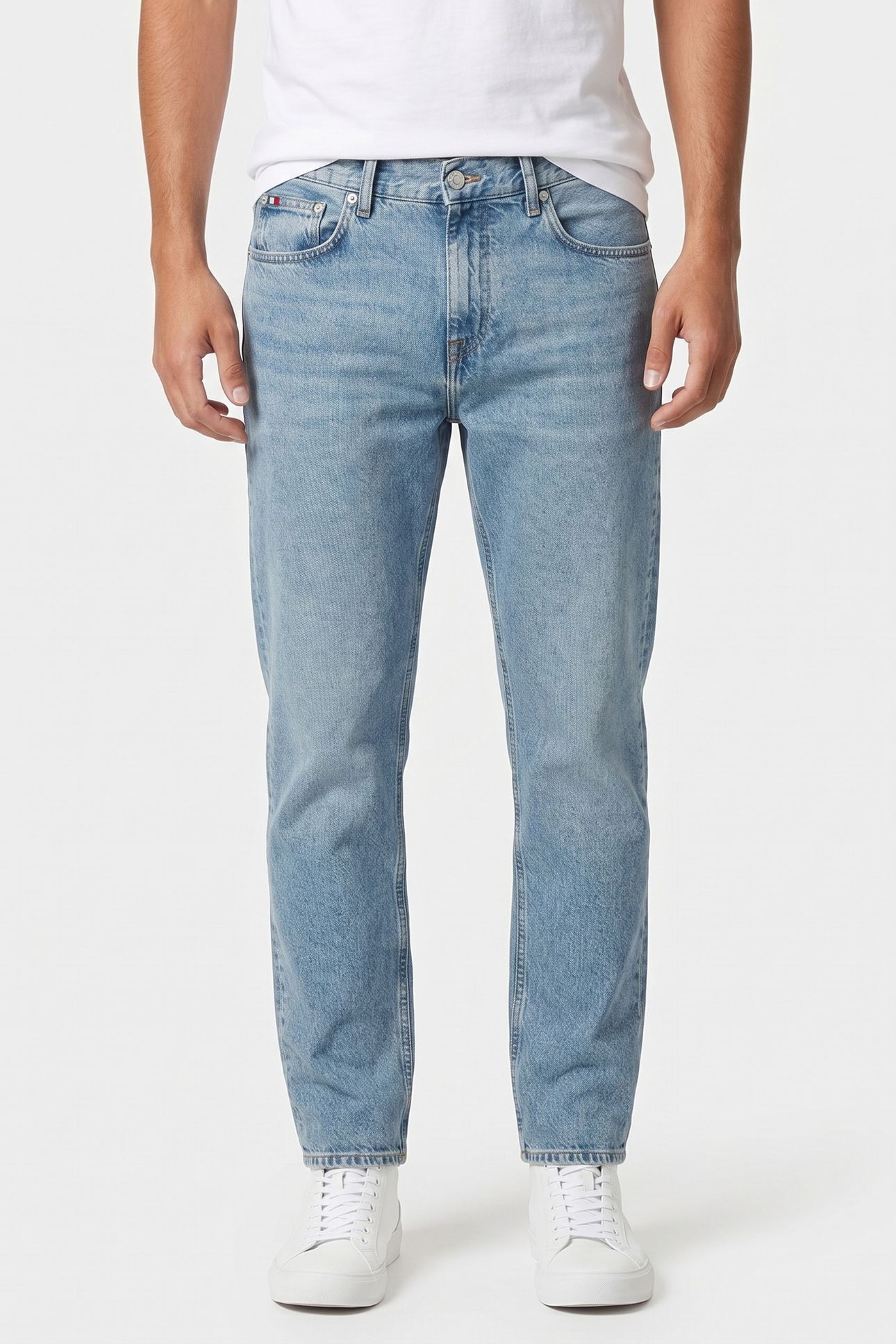 TAPERED HARLEM JEANS ED LIGHT BLUE 1