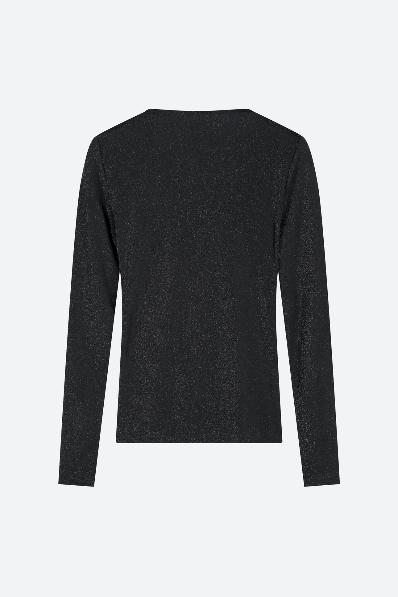 NOUS SOMMES LABELS – EDIE LS GLITTER TOP BLACK 7