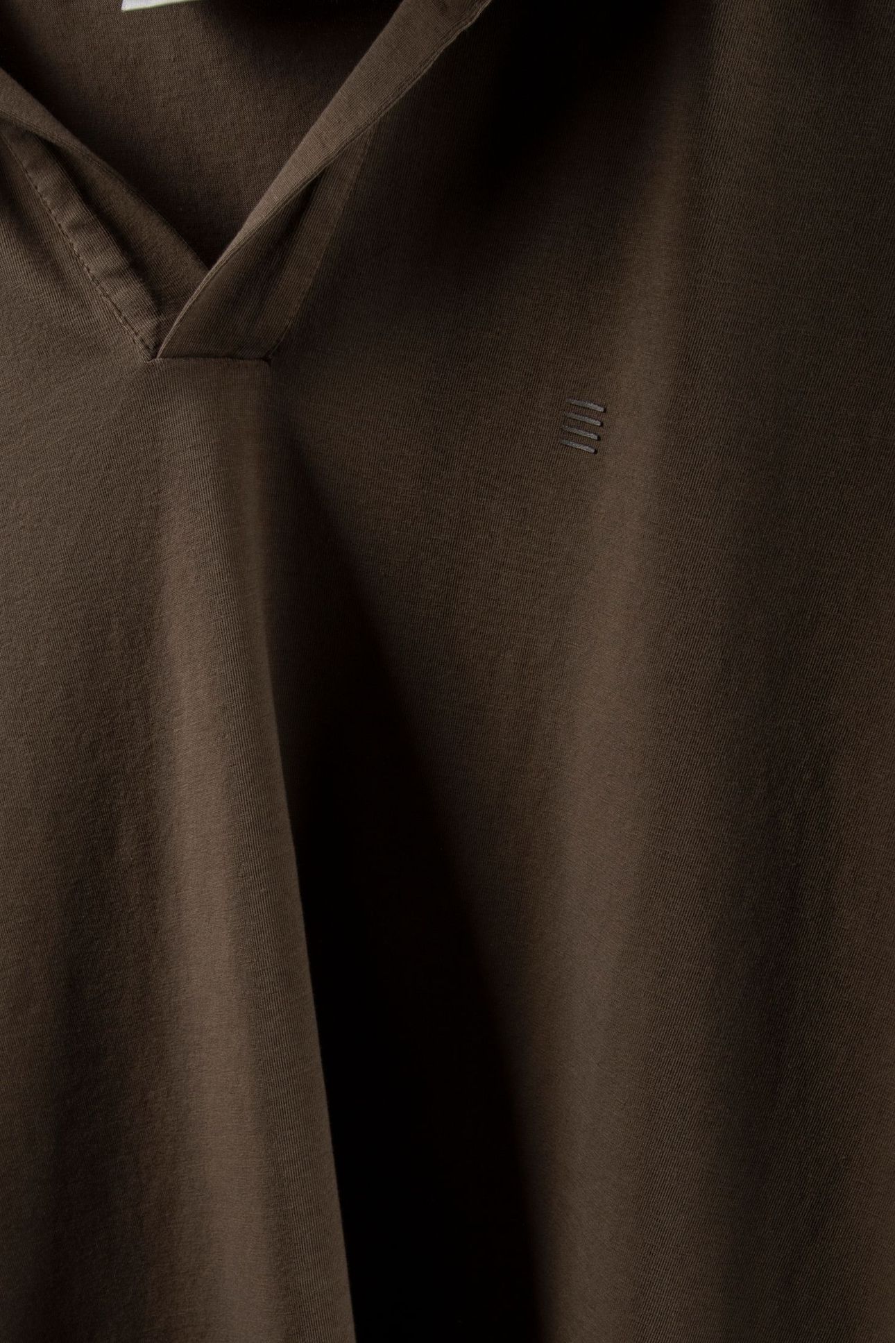 POLO V SOLID STRETCH DARK MOSS 4
