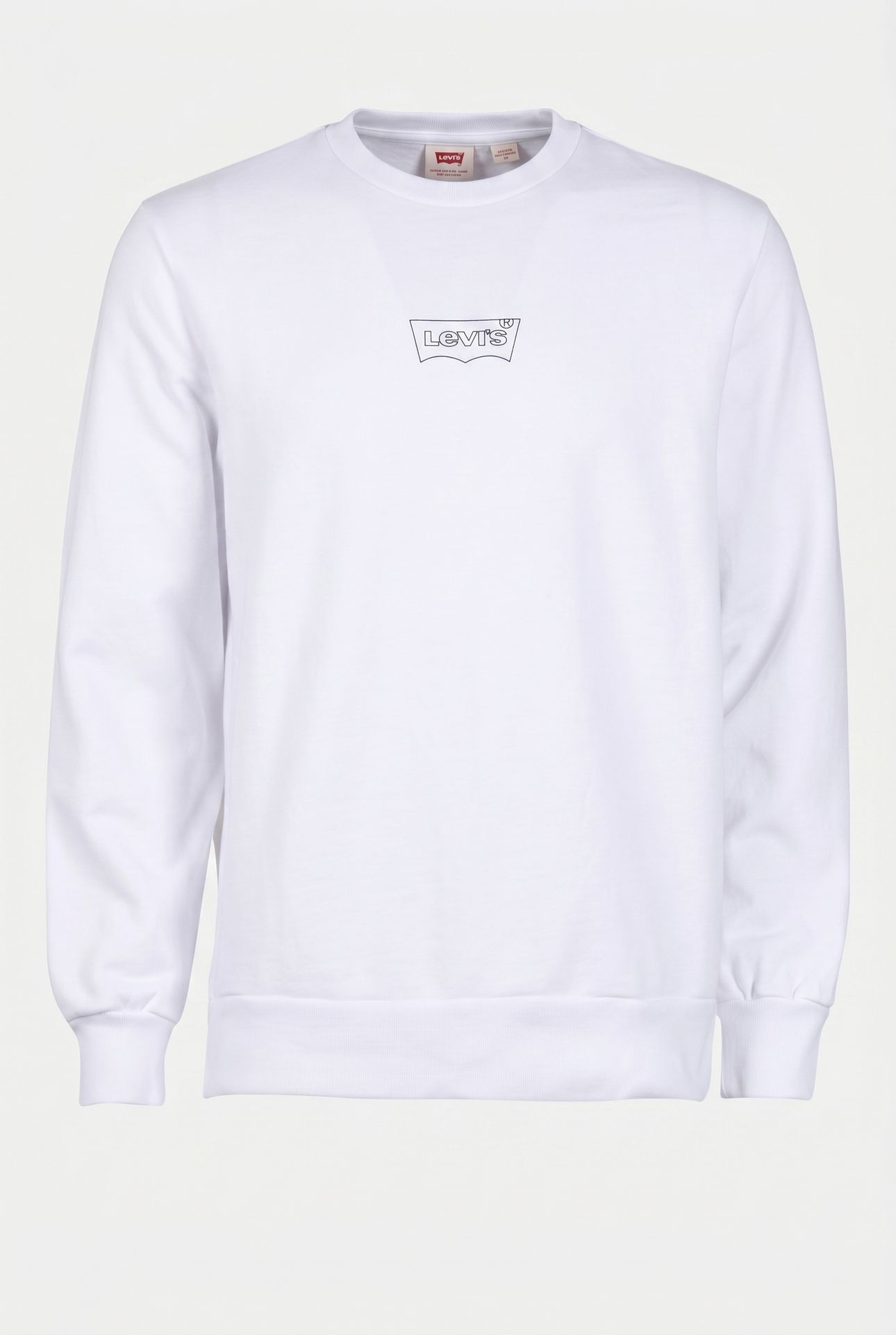 GRAPHIC SWEATSHIRT BATWING OUTLINED WHITE 3