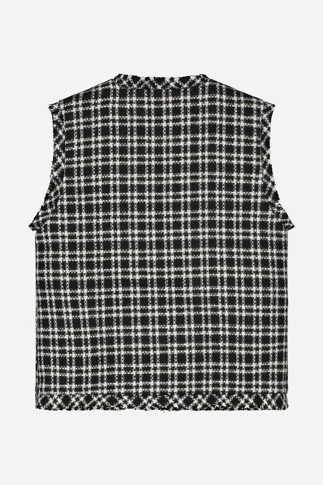 NOUS SOMMES LABELS – JIMMIE TWEED GILET BLACK 5