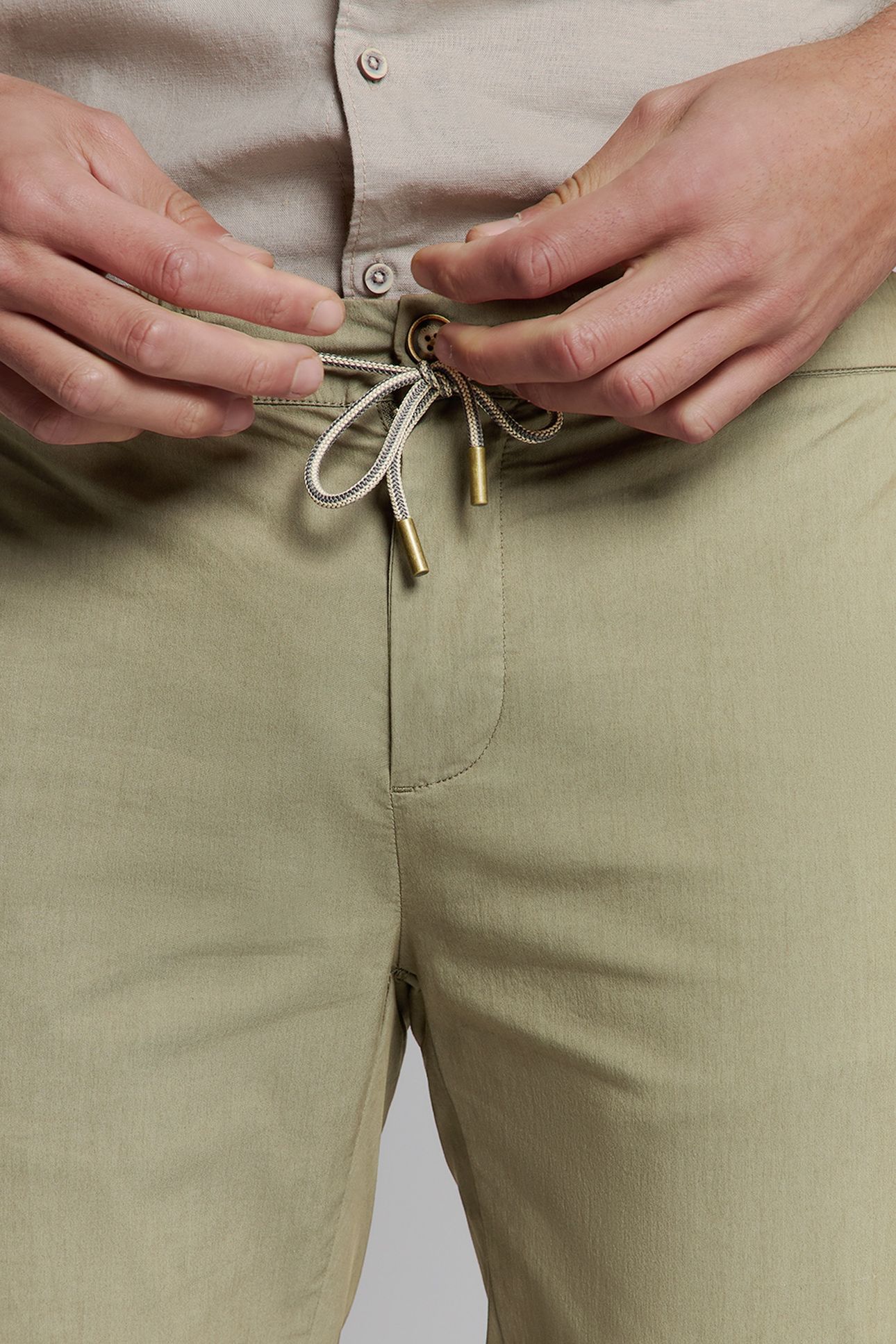 PANTS STRETCH LIGHT WEIGHT GARMENT DYED MID ARMY 8