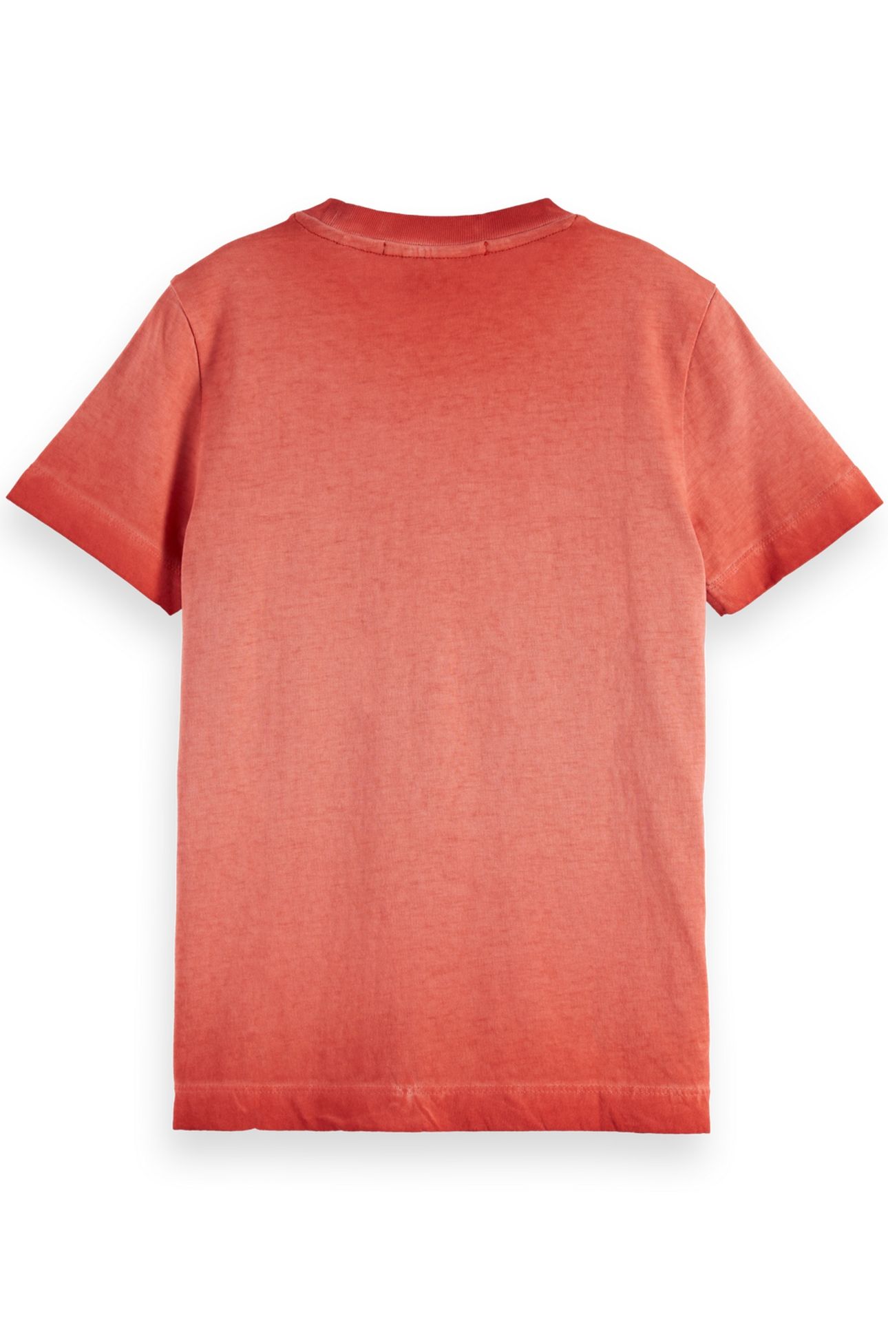 BOY REGULAR-FIT GARMENT-DYED T-SHIRT WITH CHEST ARTWORK CAMP 2