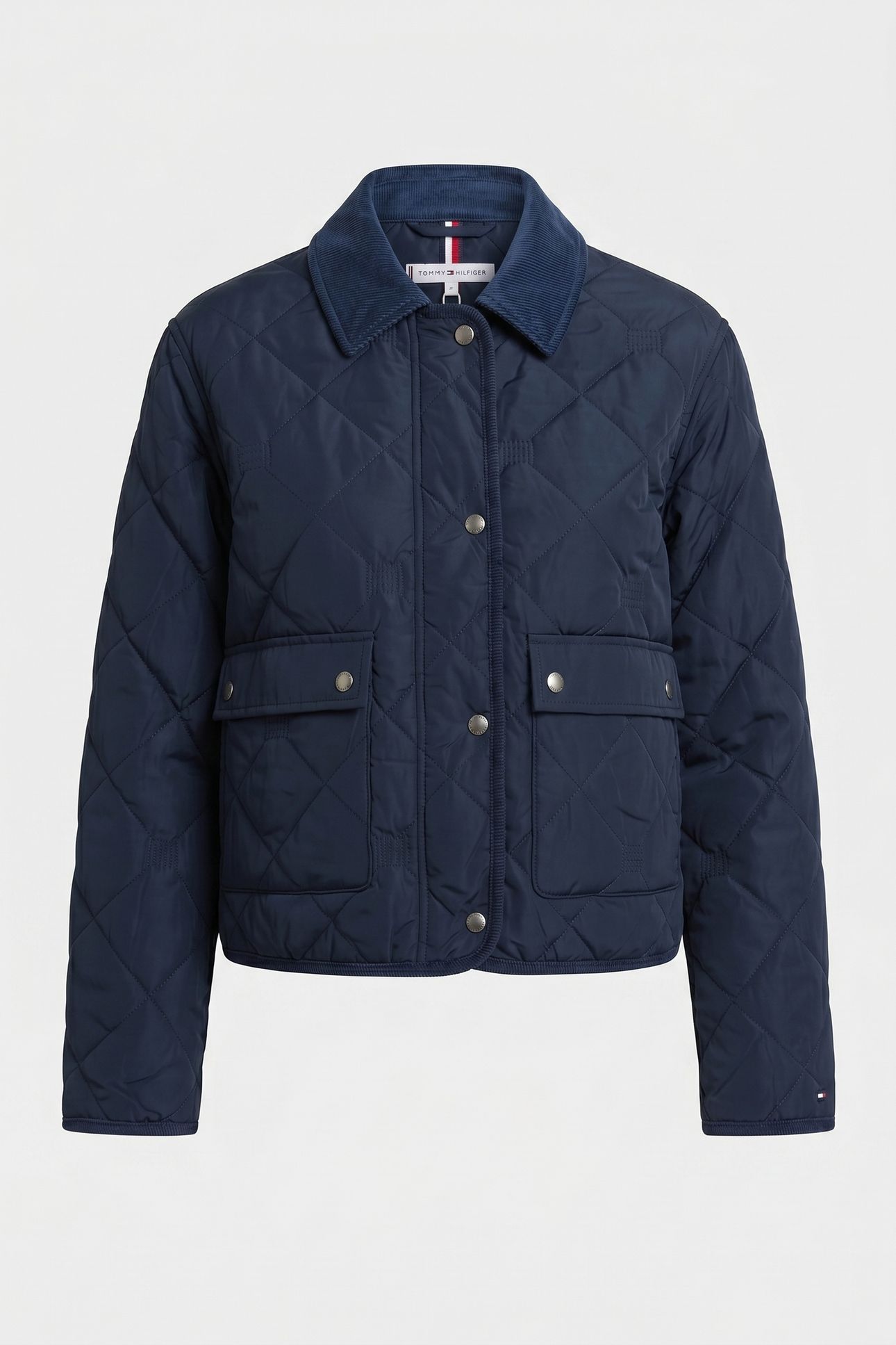 PADDED FLAG QUILTED JACKET DARK NIGHT NAVY 3