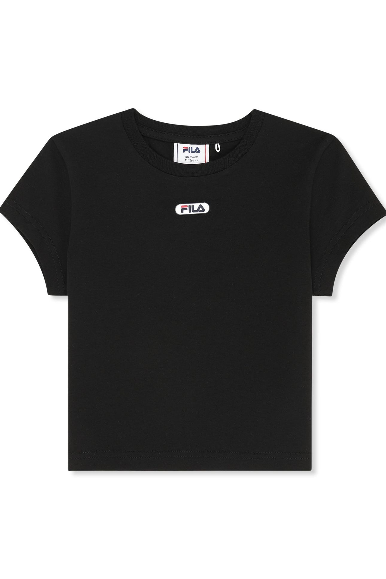 CERANOVA CROPPED LOGO T-SHIRT BLACK 1