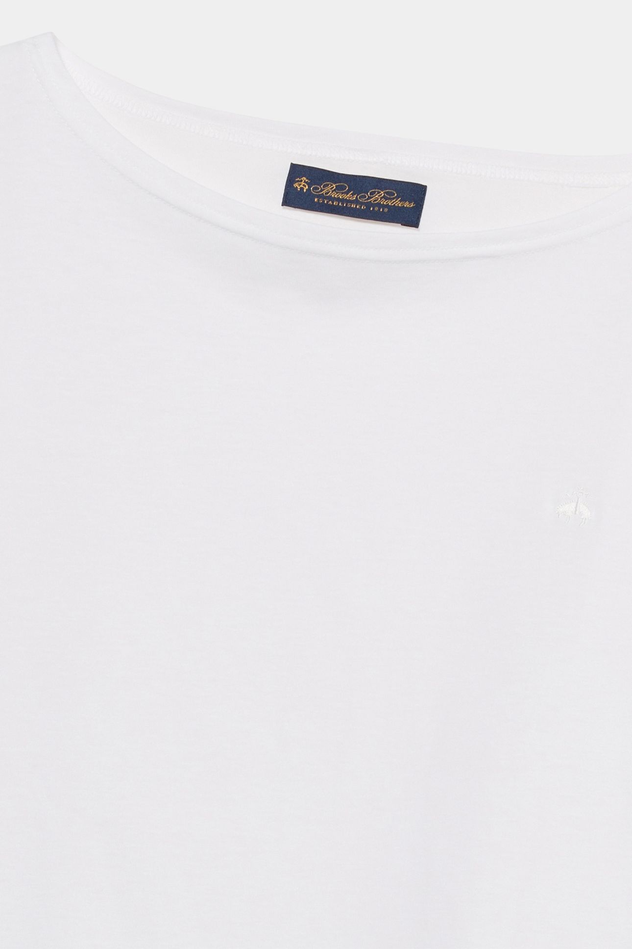 LOGOED T-SHIRT COTTON WHITE 4