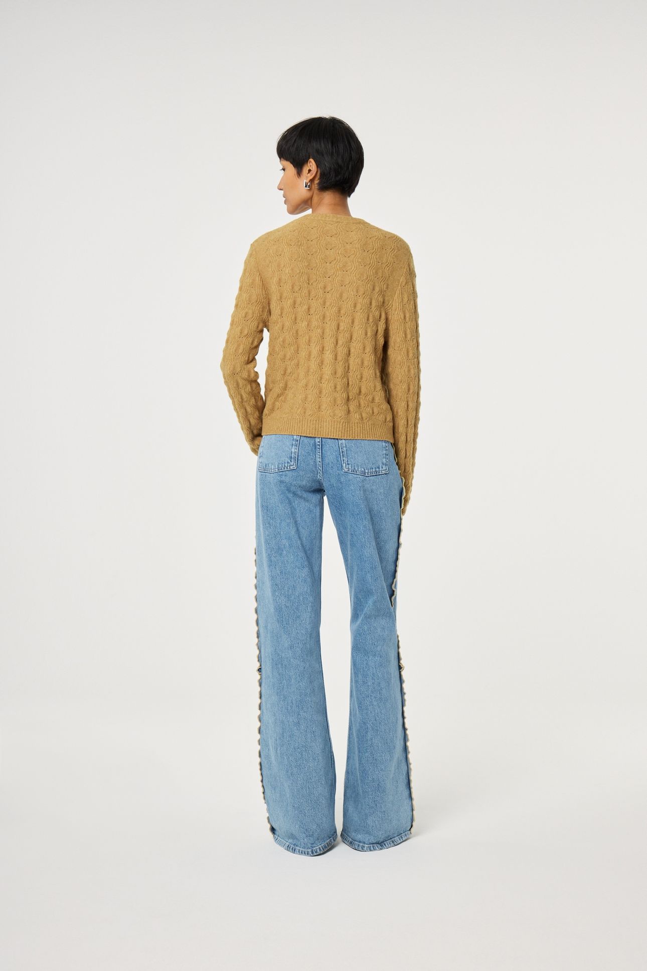 CHELSEA CARDIGAN QUICK SAND MELANGE 3