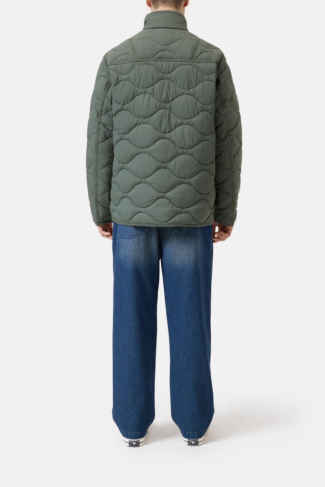 QUILTED JACKET OLIVE GREEN 4