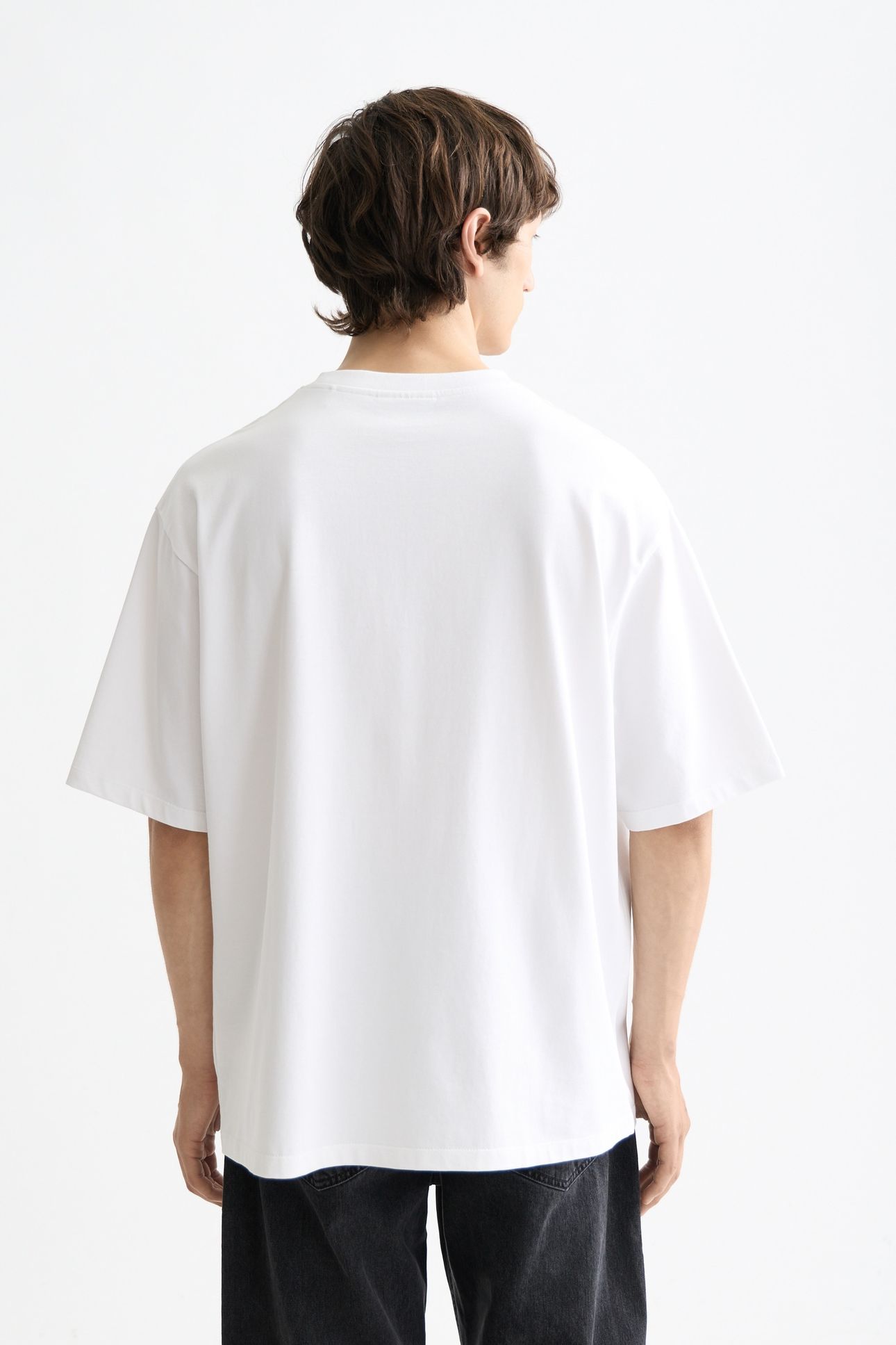CORE - 3 CROSSES LOOSE FIT POCKET T-SHIRT WHITE TRADITIONAL 3