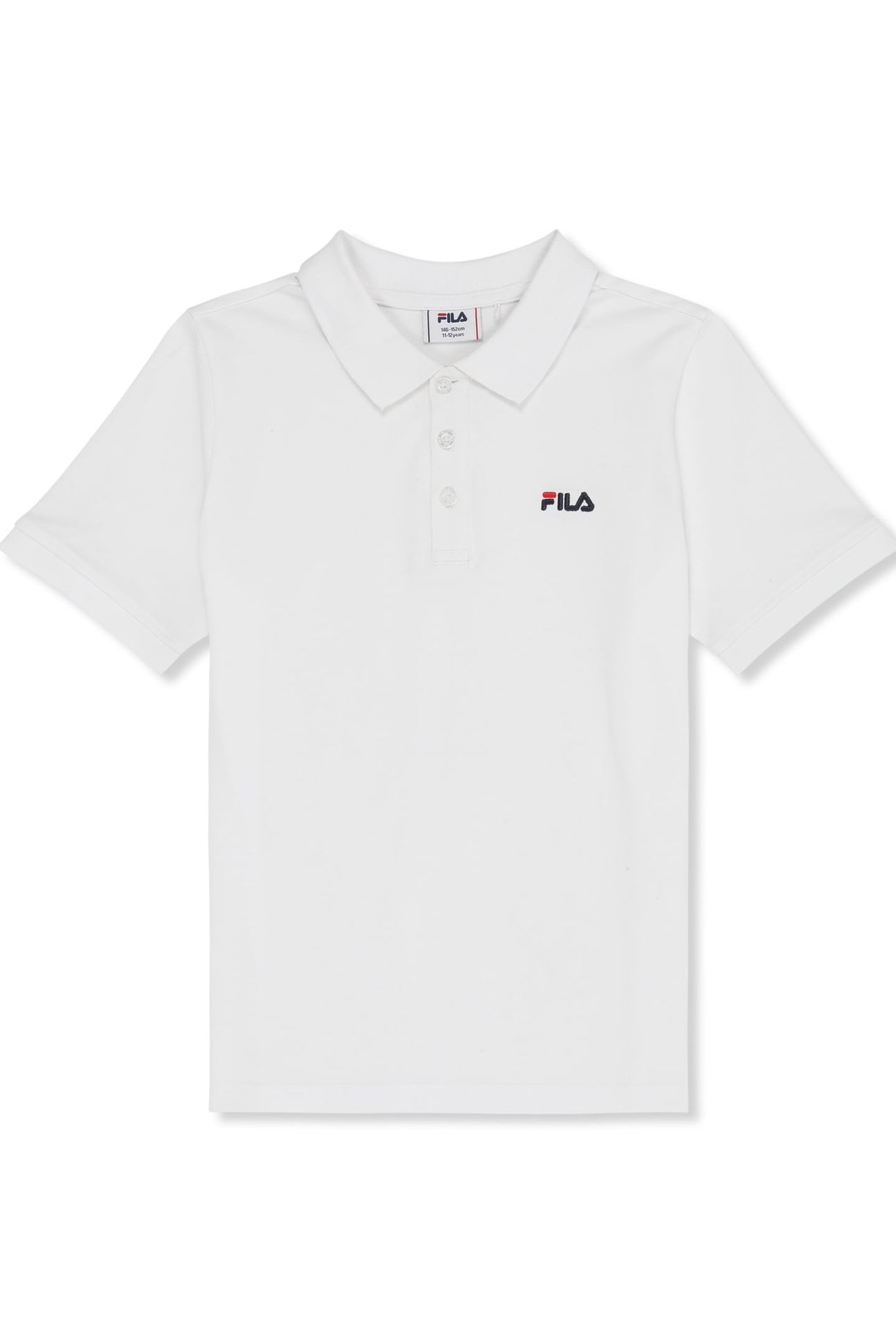 PIAGGIA REGULAR LOGO POLO SHIRT BRIGHT WHITE 1