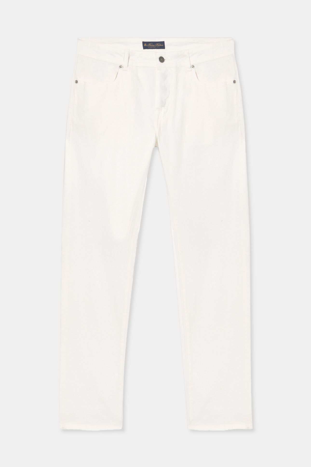 STRETCH COTTON 5-POCKET PANT WHITE 4