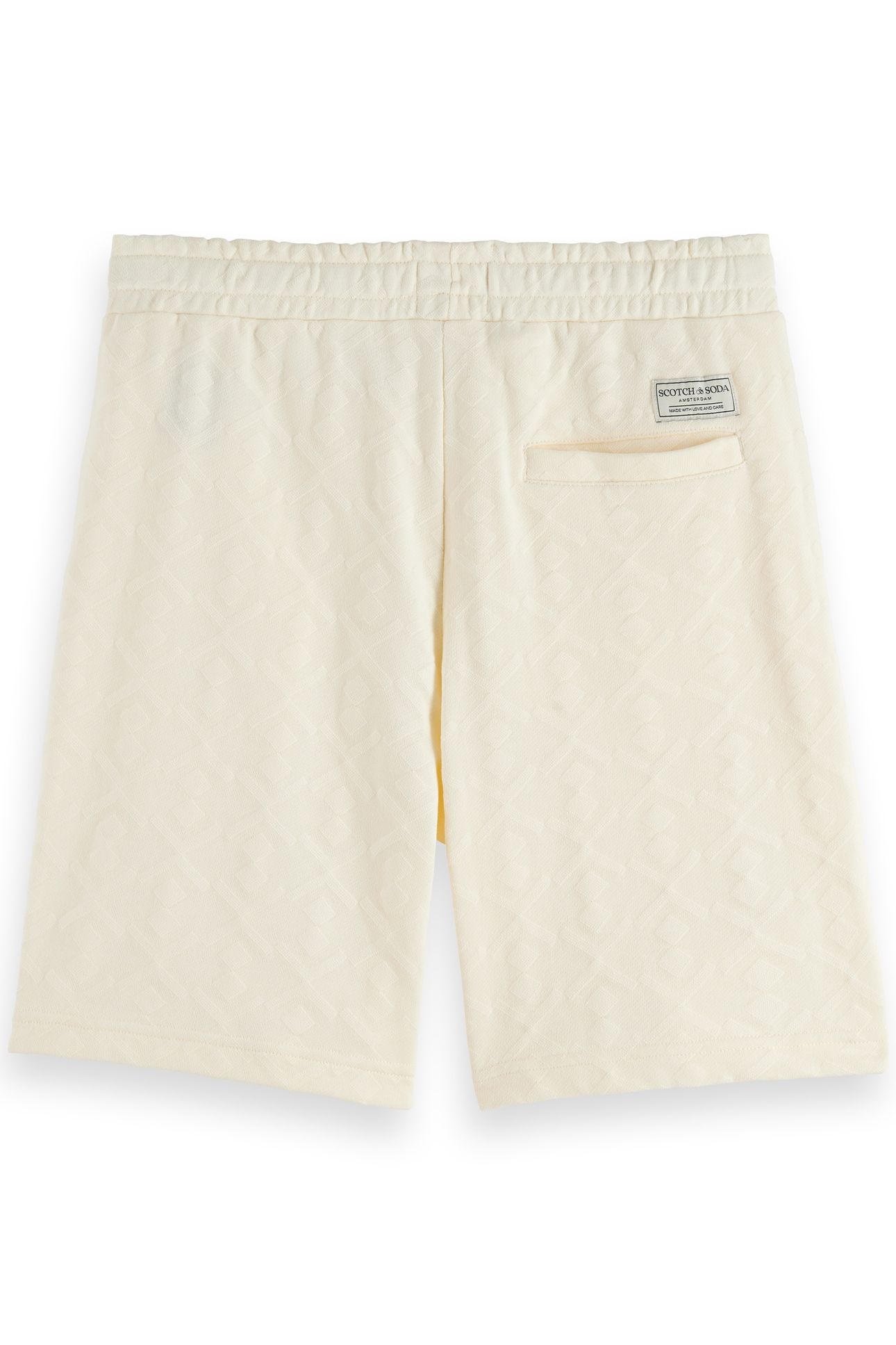 JACQUARD TERRY SWEATSHORTS EGGNOG 5