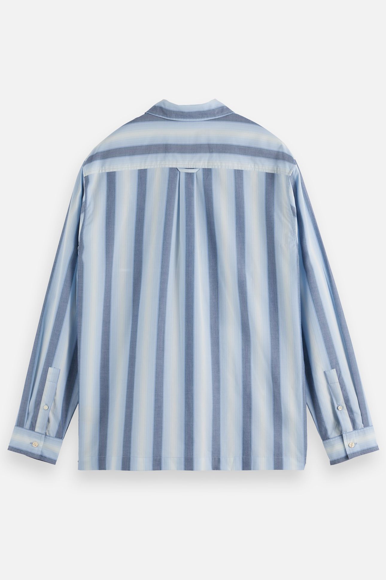 SHADOW-STRIPE RELAXED-FIT SHIRT PEACOAT SHADOW STRIPE 5