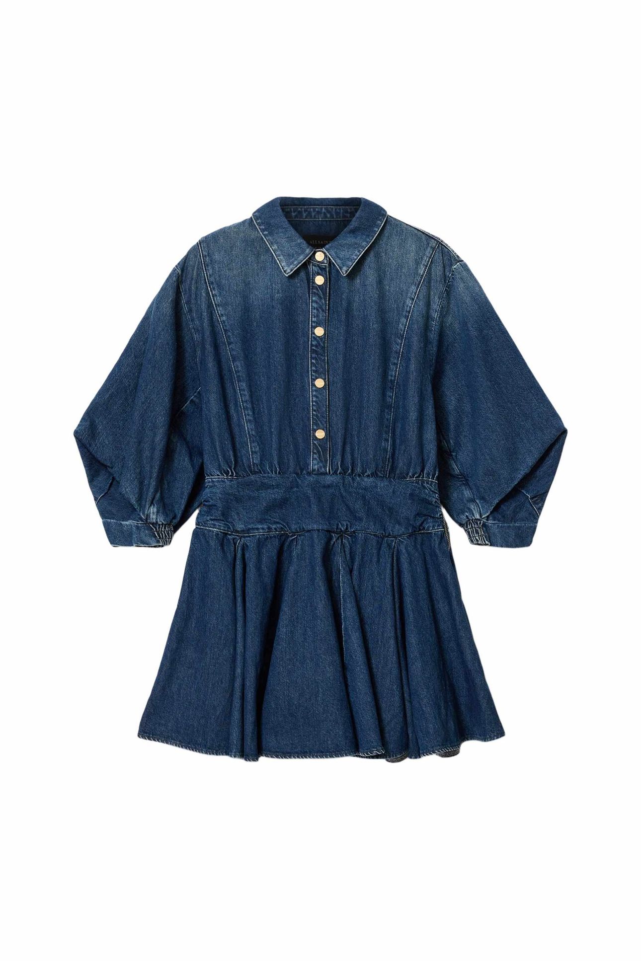 ARLO DENIM DRESS MID INDIGO 5