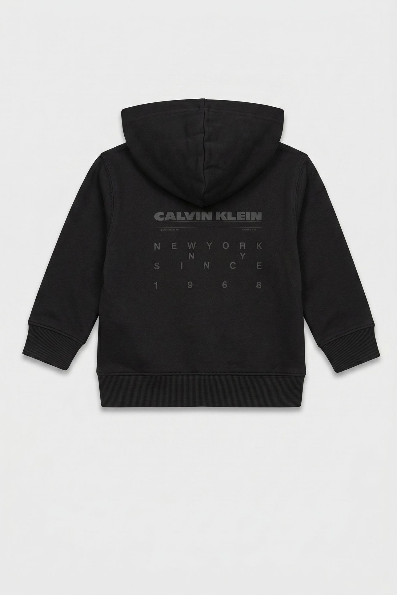 BOYS RELAXED BACK HOODIE BLACK 3