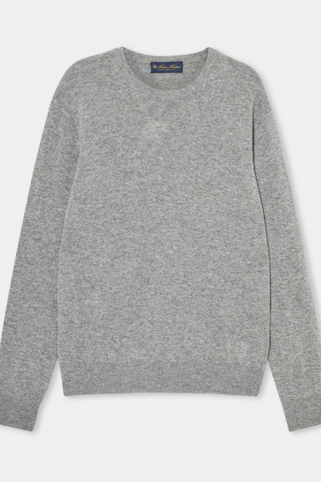 CASHMERE CREWNECK LIGHT GREY 3