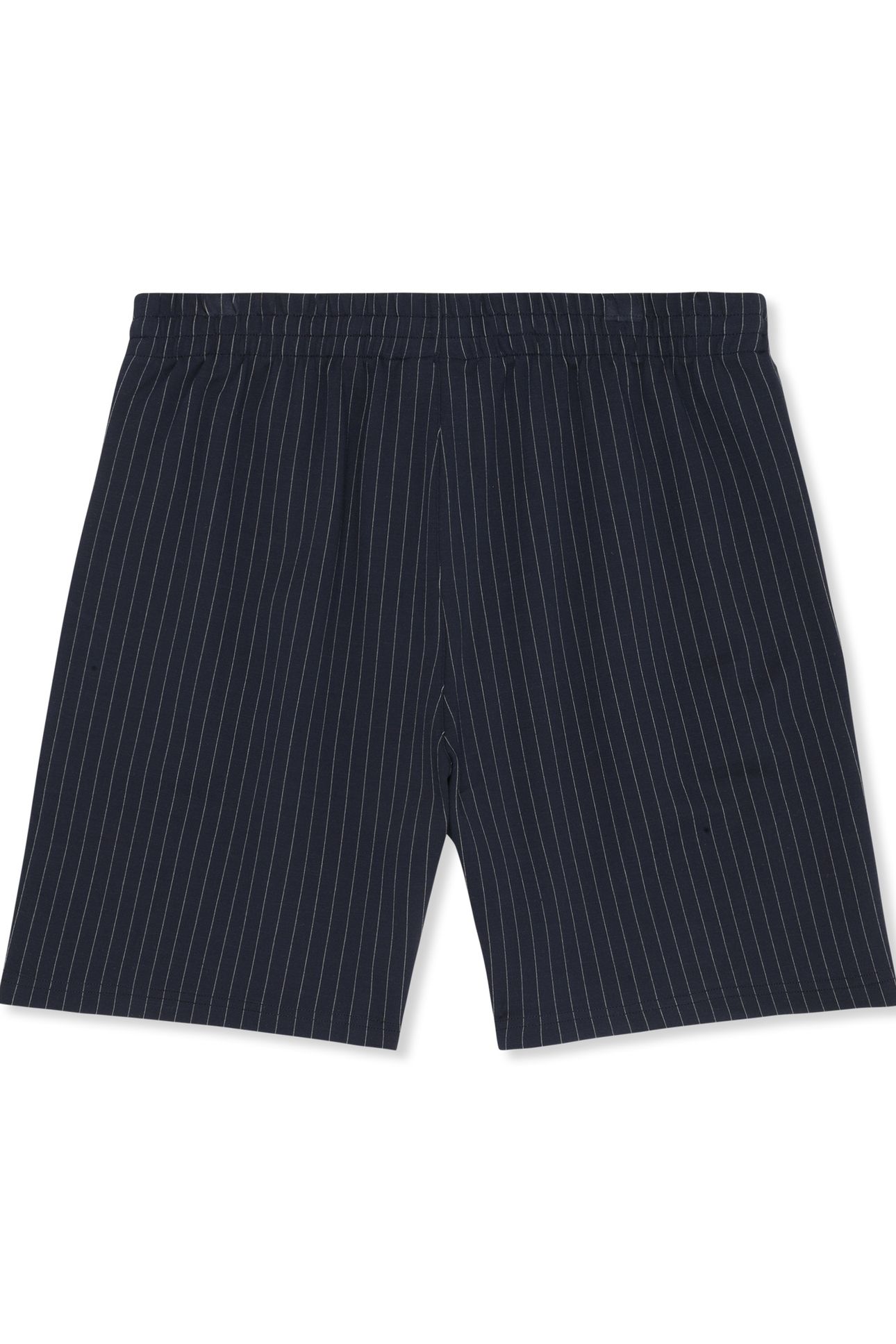 LUCCA REGULAR PINSTRIPED SHORTS BLACK IRIS / EGRET STRIPED 5