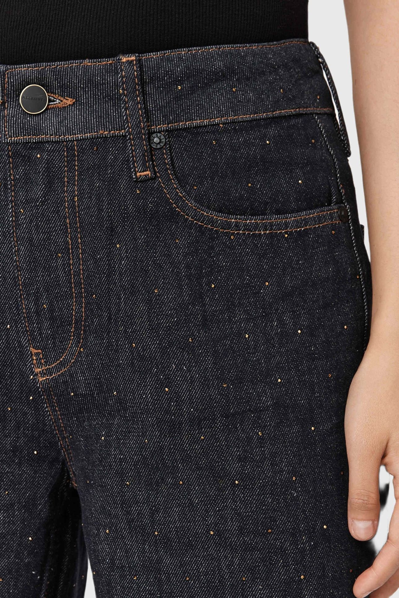 EMBER SPARKLE JEAN RAW INDIGO BLUE 7