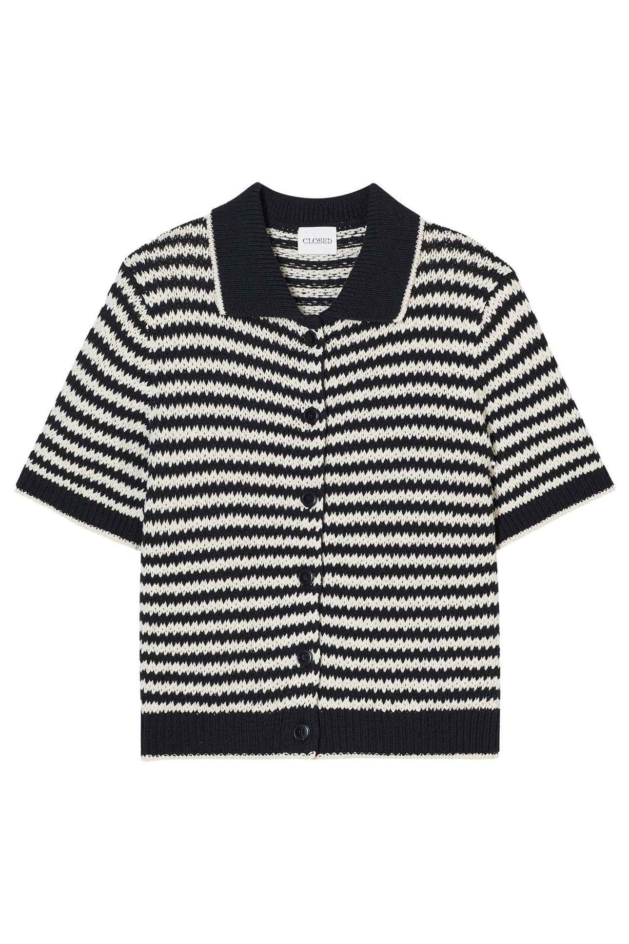 CARDIGAN SHORT SLEEVE BLACK 6