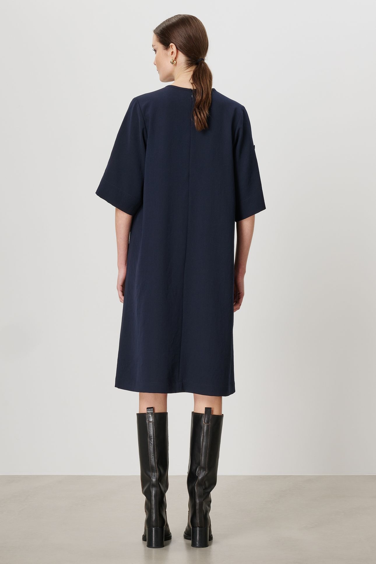 CLYDE DRESS MIDNIGHT BLUE 3