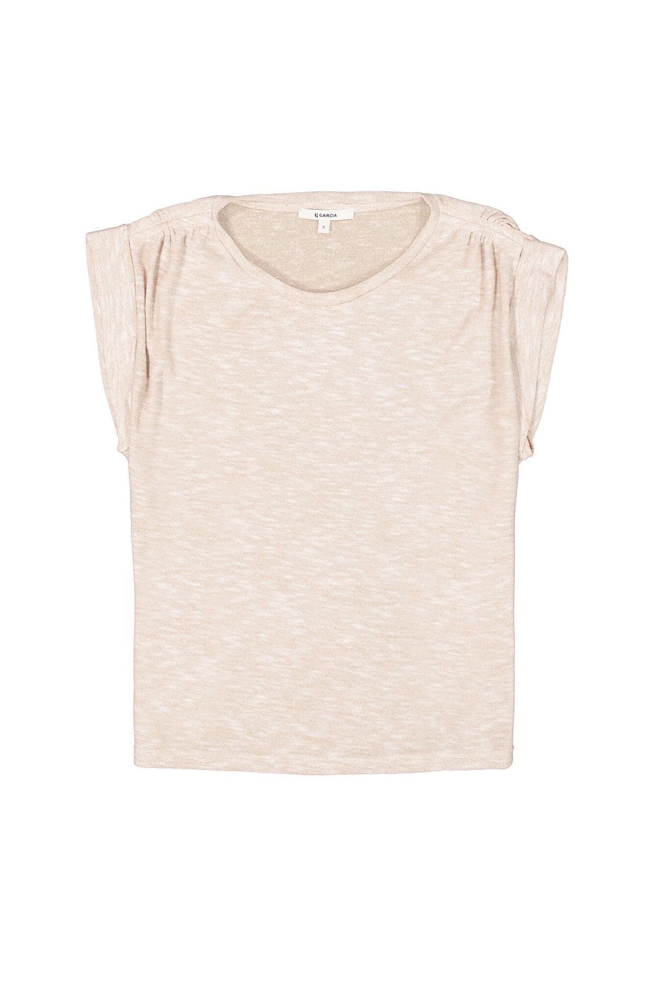 LADIES T-SHIRT SS BEIGE STONE 4