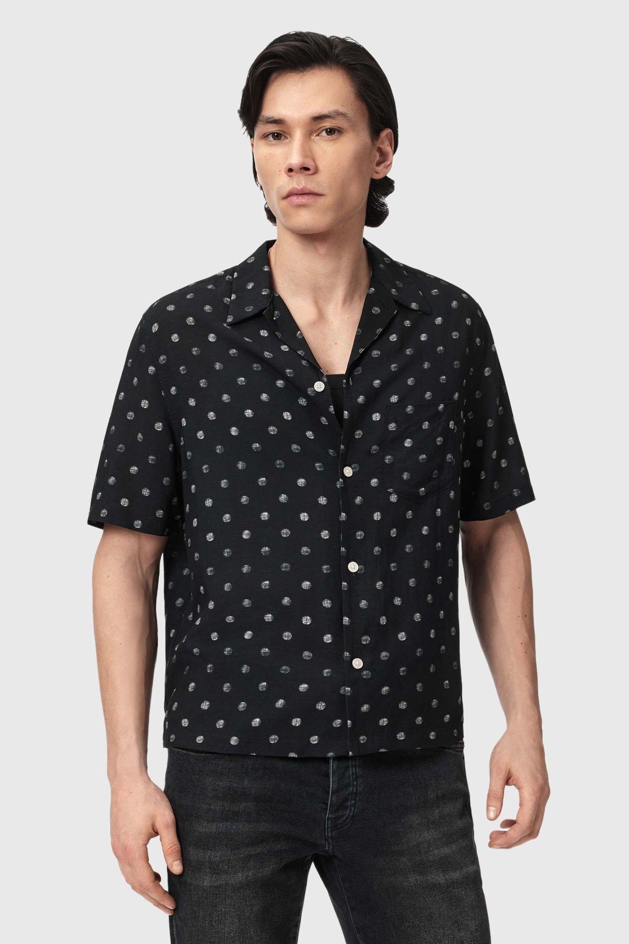 UPTON SS SHIRT JET BLACK 3