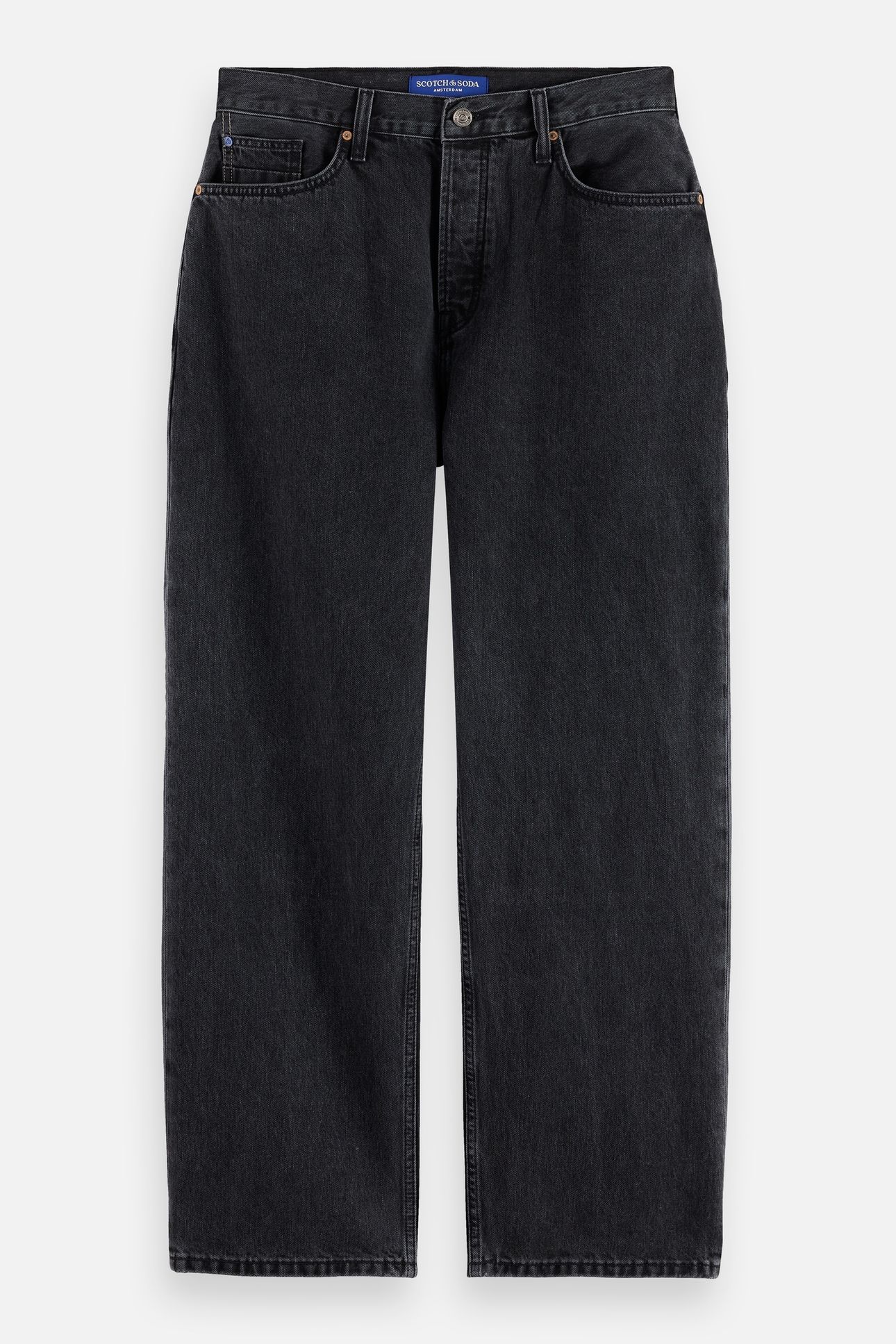 CORE THE PITCH LOOSE FIT JEANS — BLACK BUZZ BLACK 10
