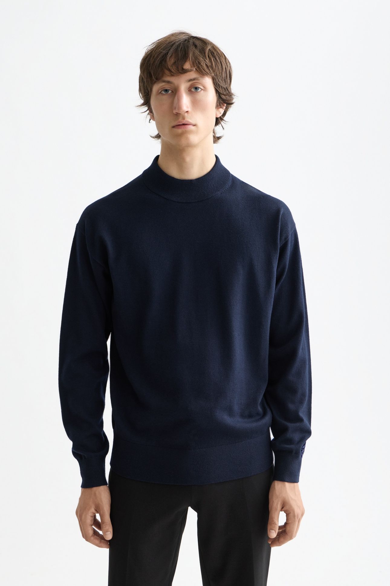 CORE - DROPPED SHOULDER MOCK NECK PULLOVER NIGHT 2