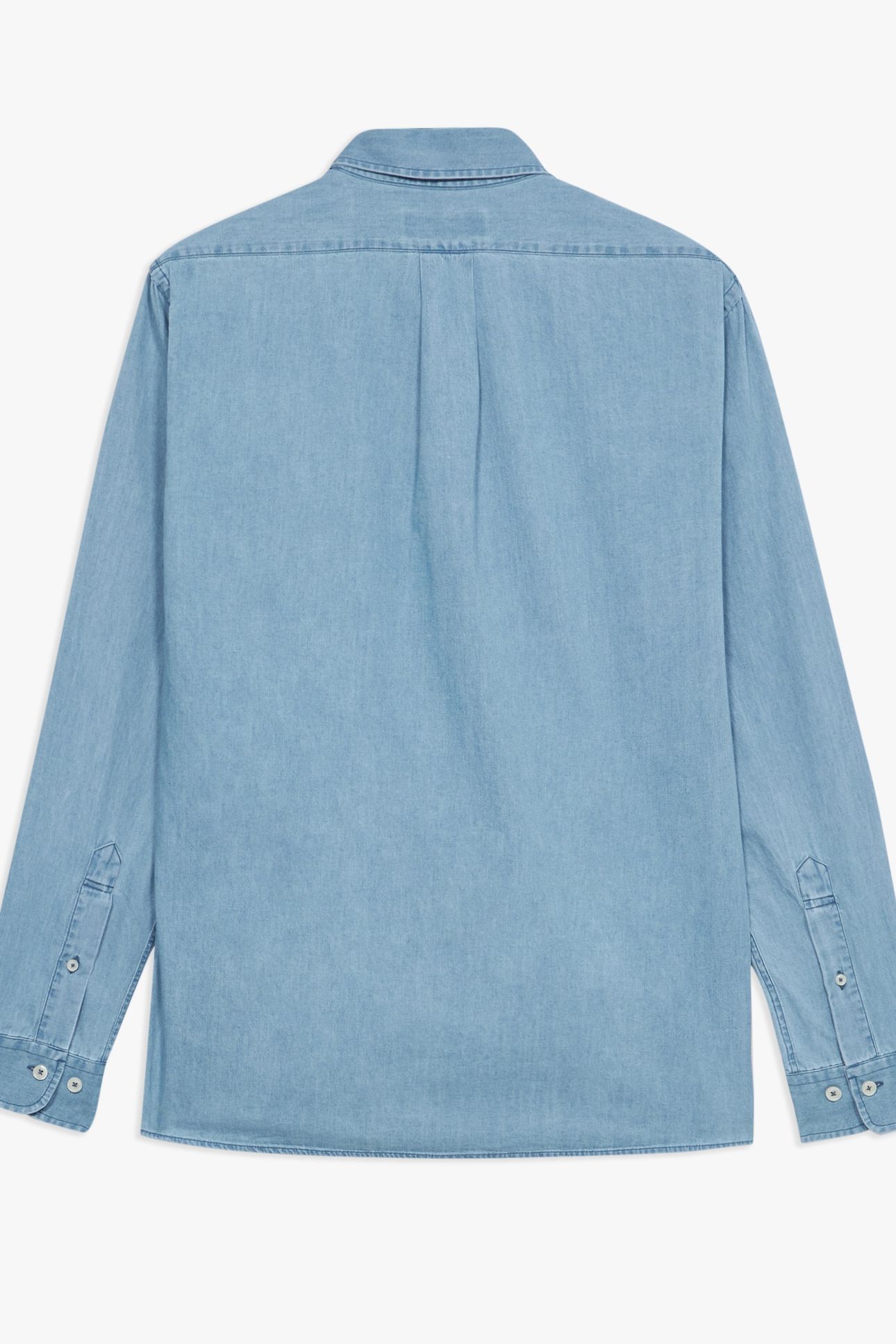 CLASSIC COLLAR DENIM SHIRT LIGHT BLUE 3