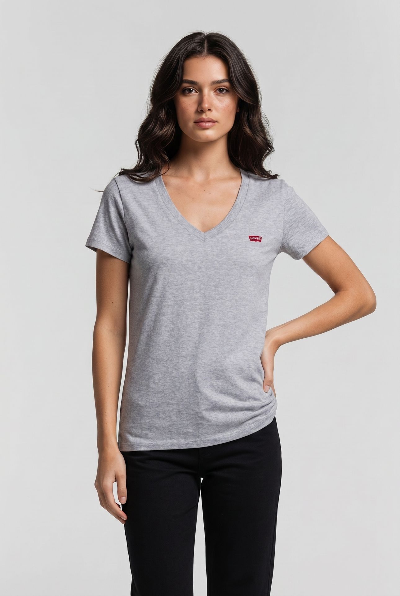 LSEPERFECT VNECK LSE STARSTRUCK HEATHER 1