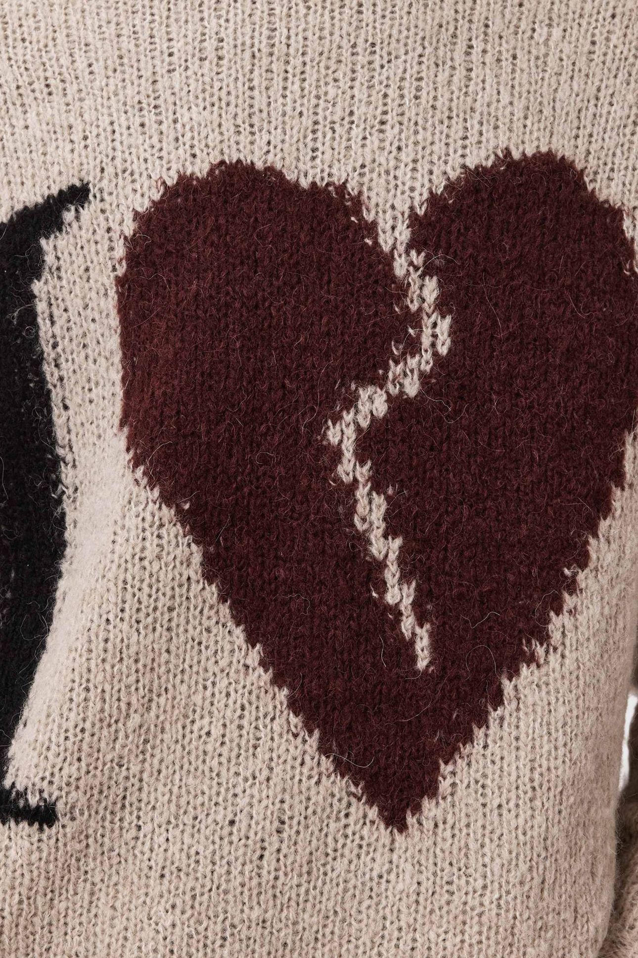 LOVER KNIT CREW PEBBLE BROWN 7