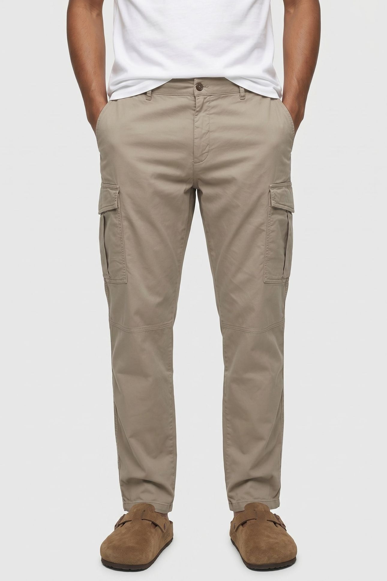 CARGO PANTS COTTON KHAKI 1