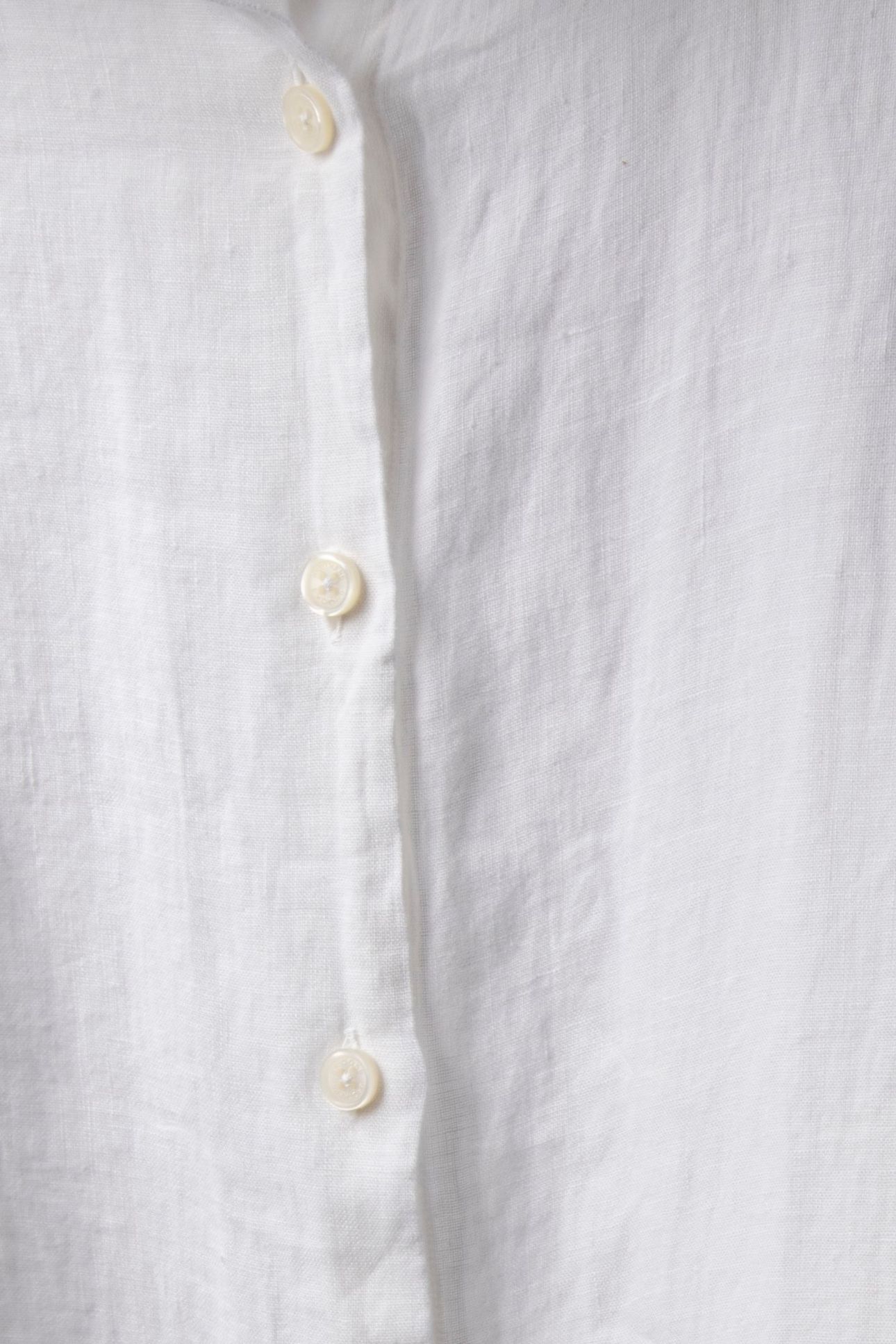 LINEN PLAIN OVERSHIRT WHITE 6