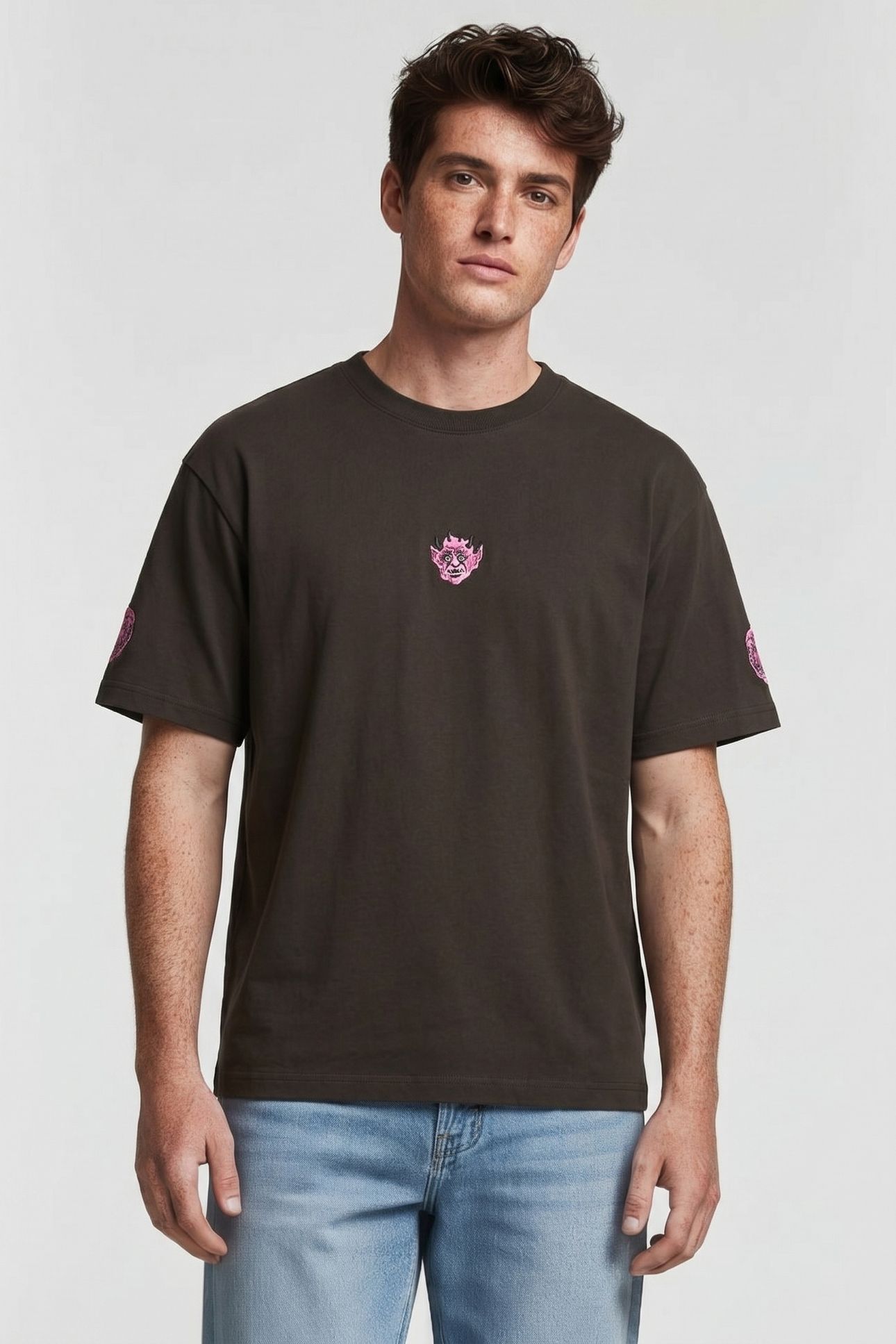 SKATE MIKE G GOBLINS SS TEE FADED BLACK 1