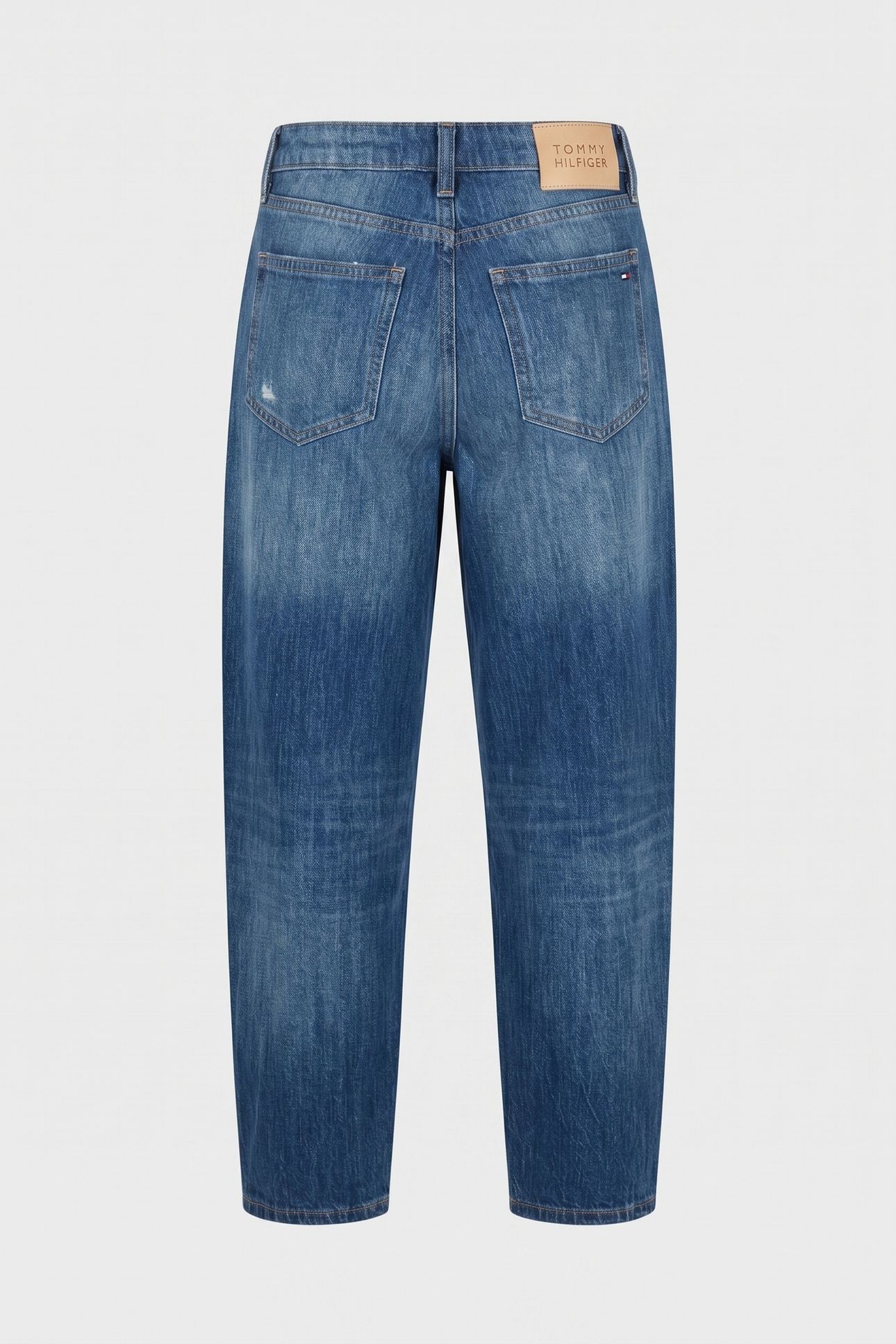 GIRLS BARREL JEANS DENIM DARK 3