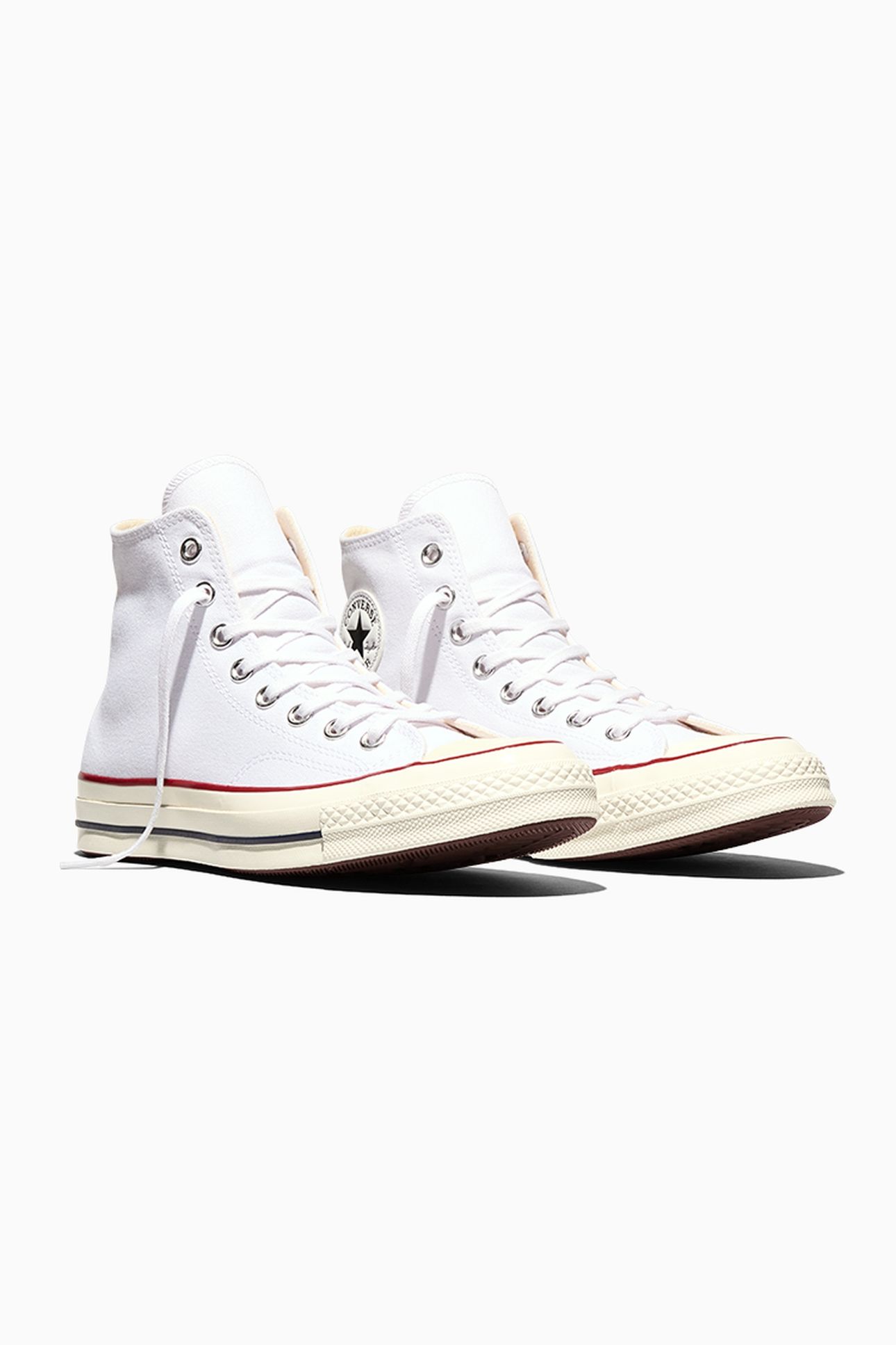 UNISEX CHUCK 70 HI WHITE/GARNET/EGRET 2