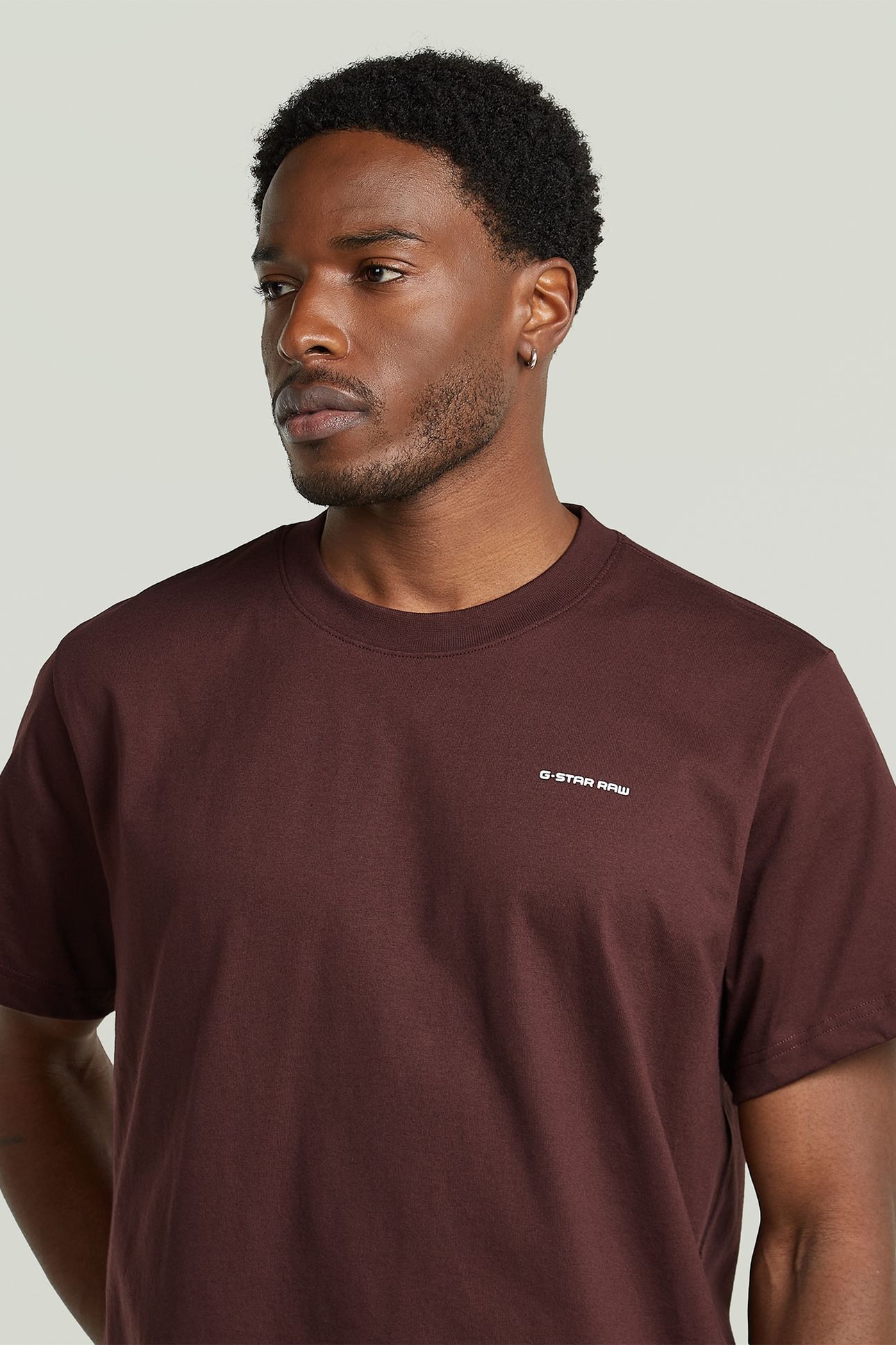 CHEST LOGO LOOSE R T PURPLE 7