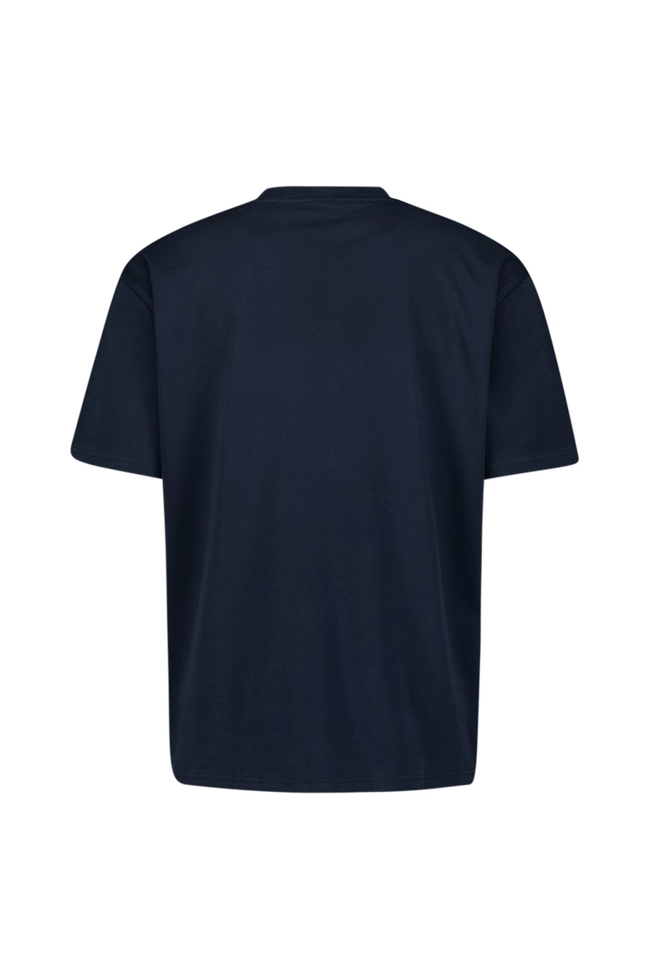 T-SHIRT CREWNECK HEAVY SOLID BASIC DEEP BLUE 5