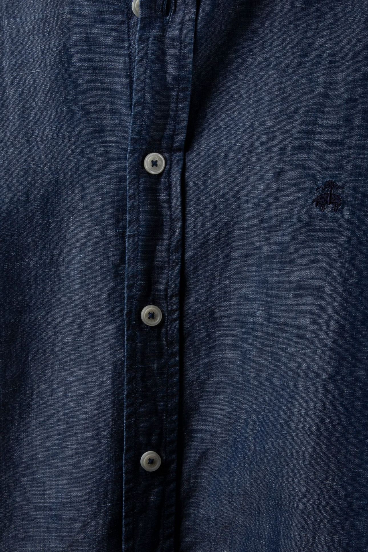 BUTTON-DOWN SHIRT LINEN DENIM 6