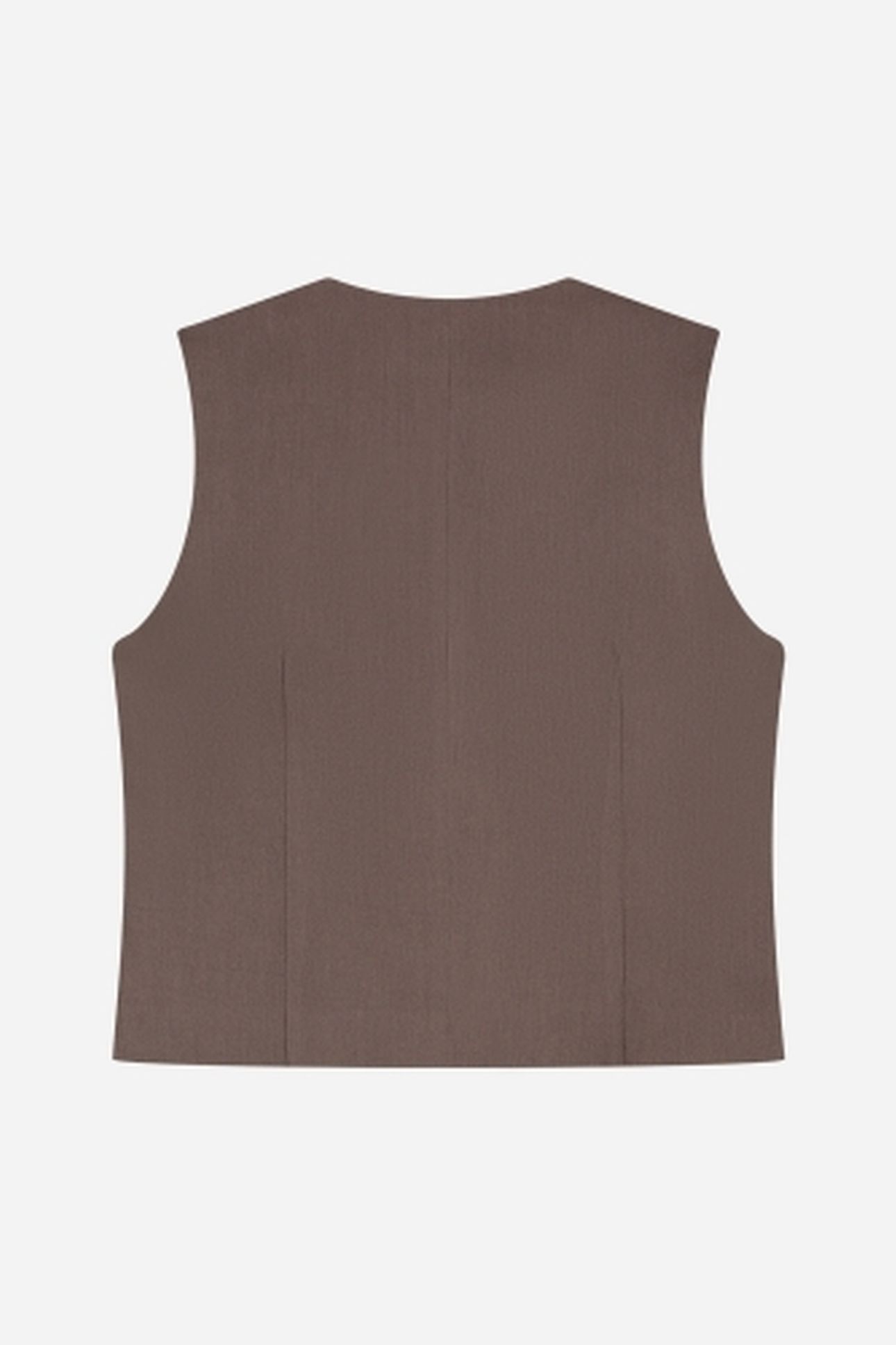 NOUS SOMMES LABELS – GINNY TIE GILET BROWN 5