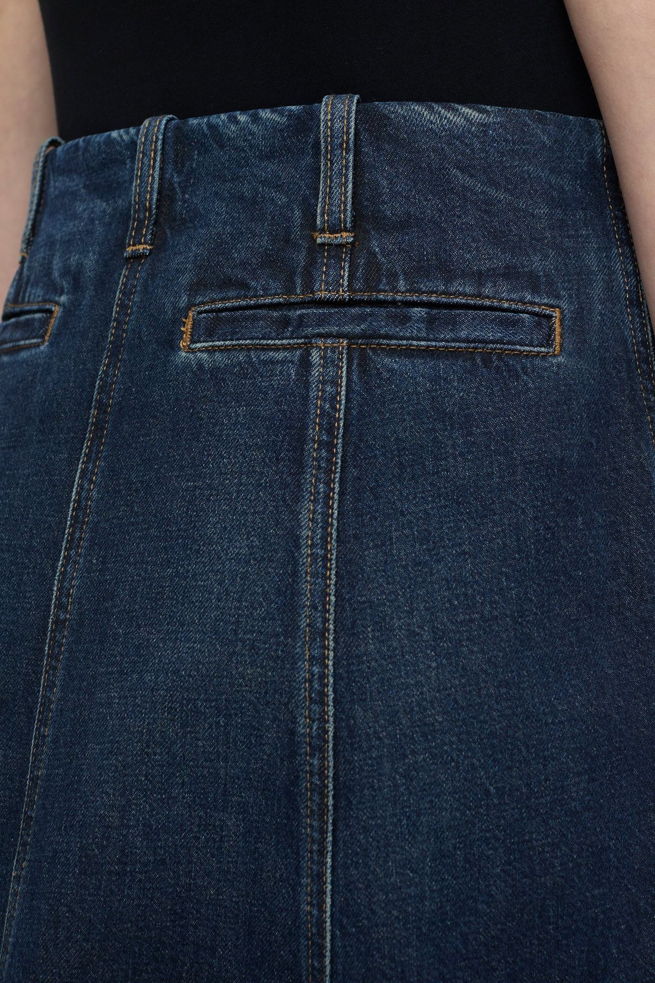 A LINE SKIRT DARK BLUE 8