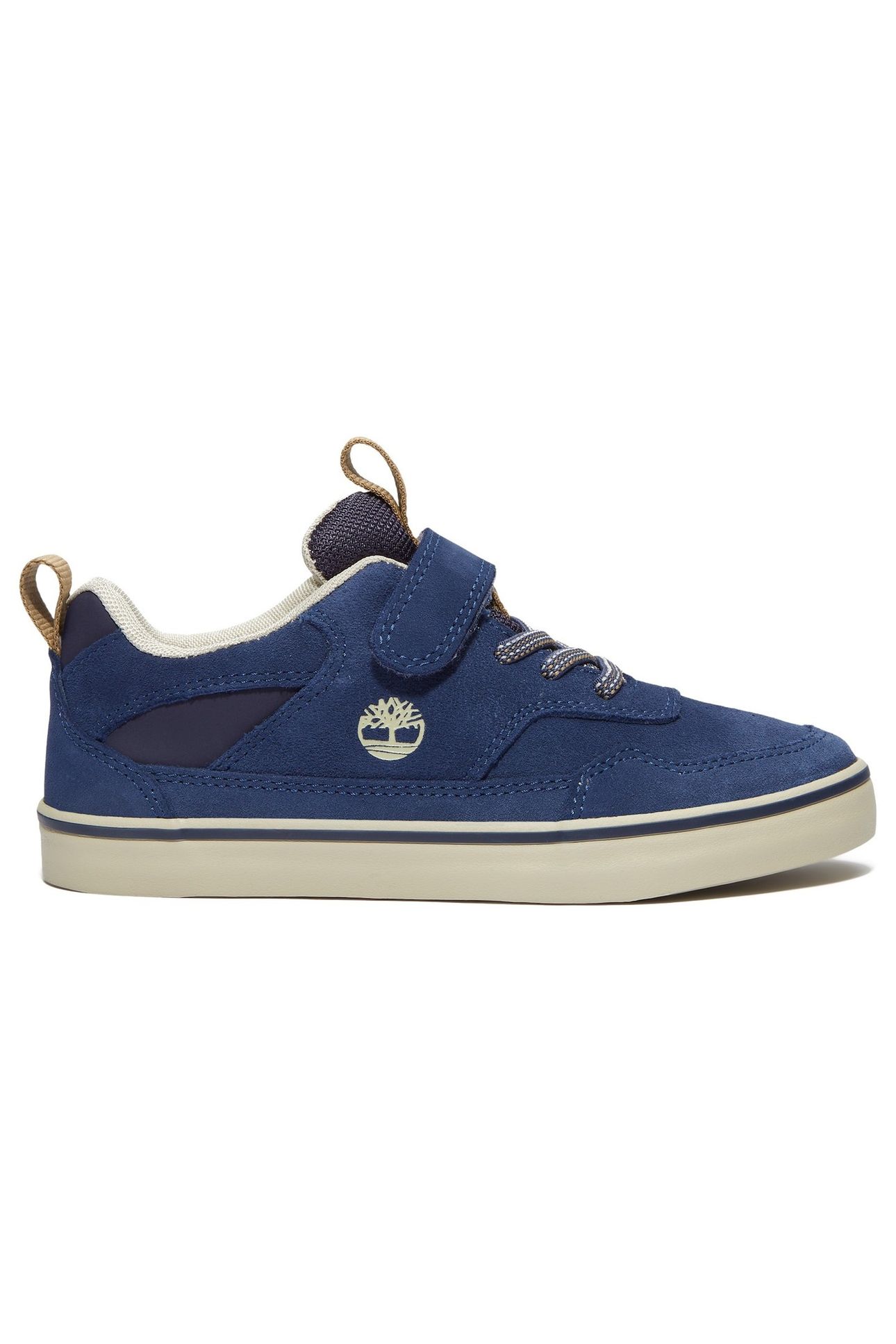 STONE JUMP LOW HOOK & LOOP SNEAKER DARK BLUE SUEDE 1