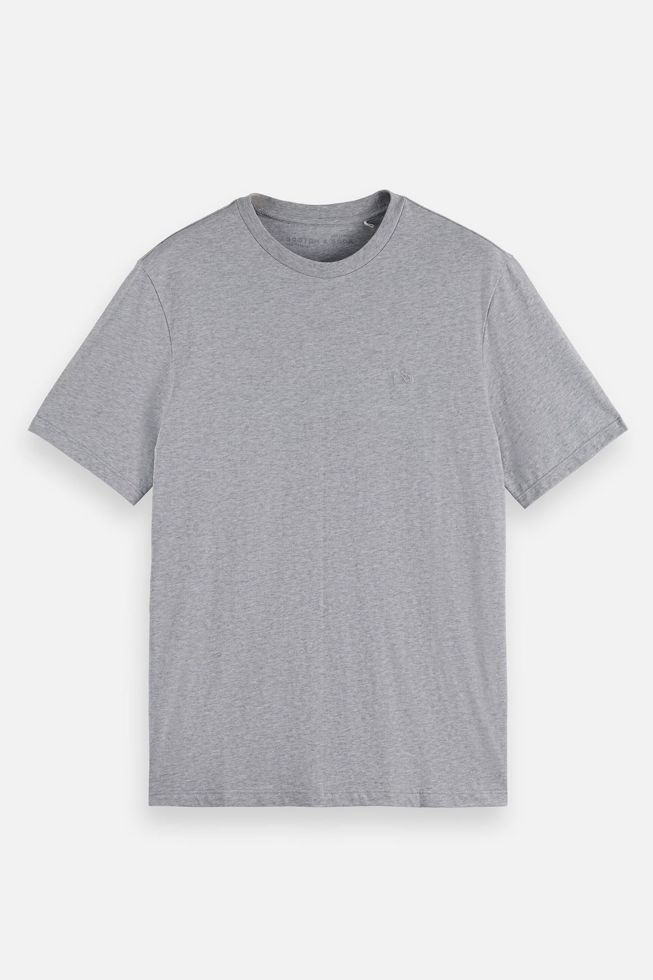 NOS CHEST LOGO REGULAR-FIT T-SHIRT LIGHT PASTEL GREY 4