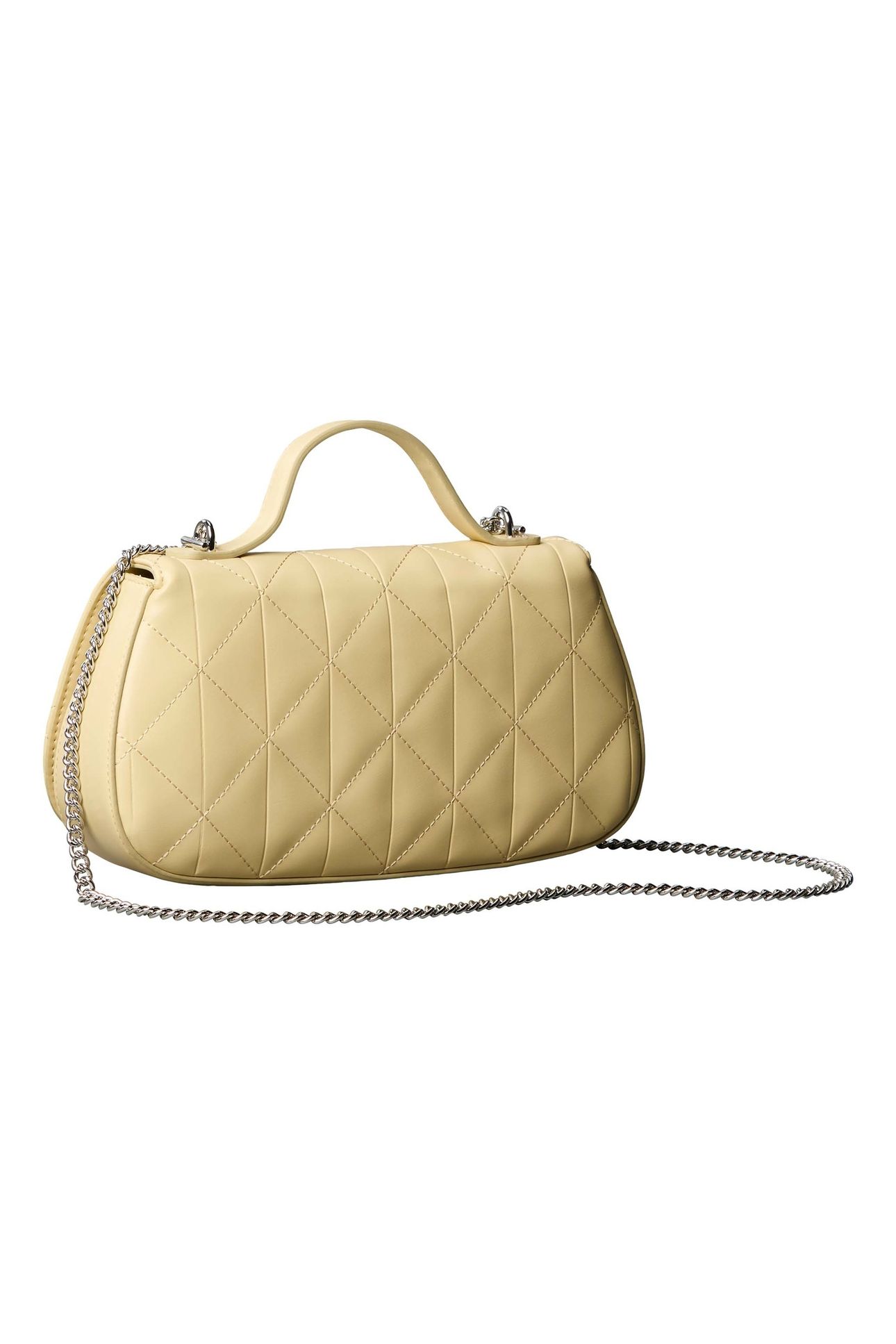 QUILTED TOP HANDLE BAG PARSNIP 3